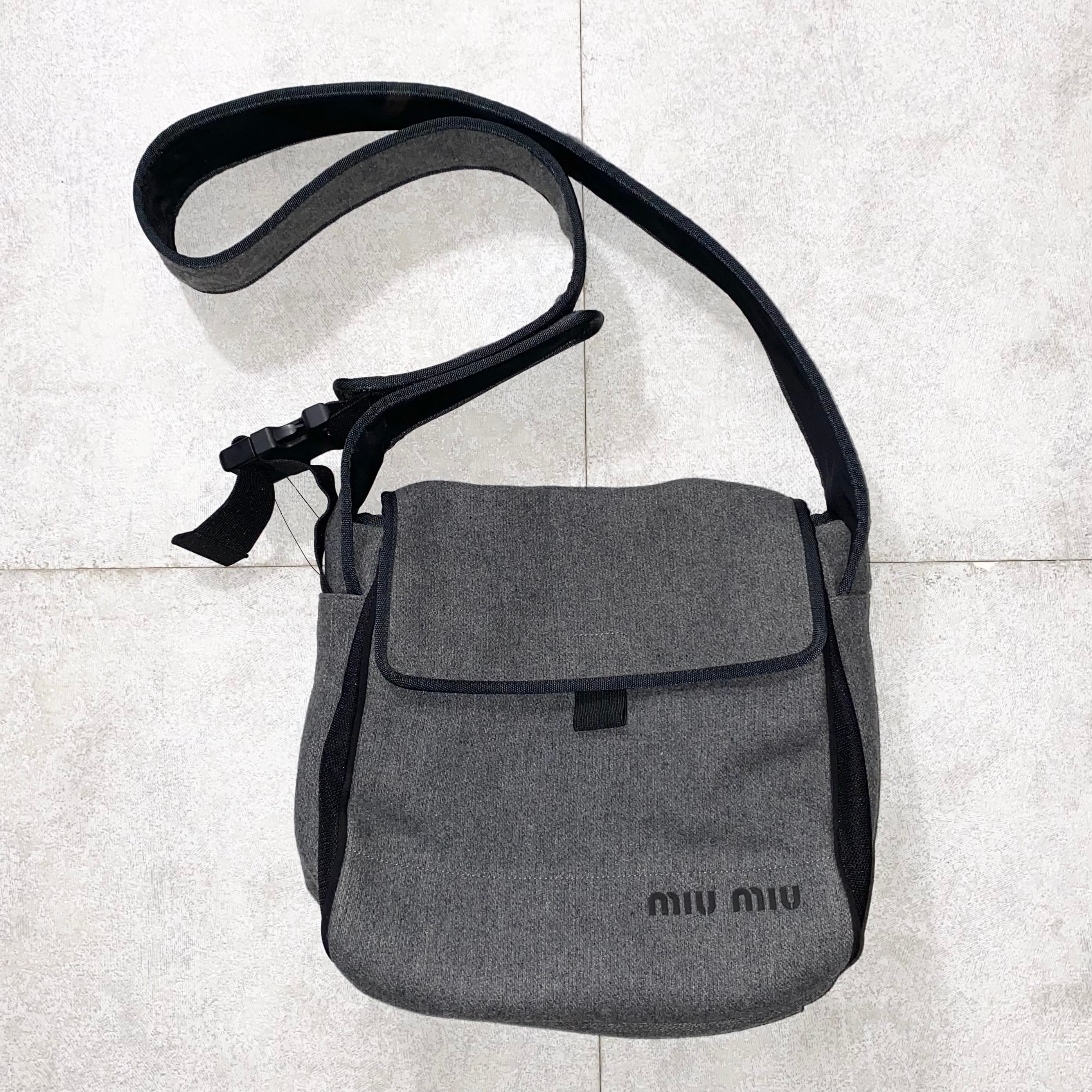 archive MIUMIU wool shoulder bag | NOIR ONLINE