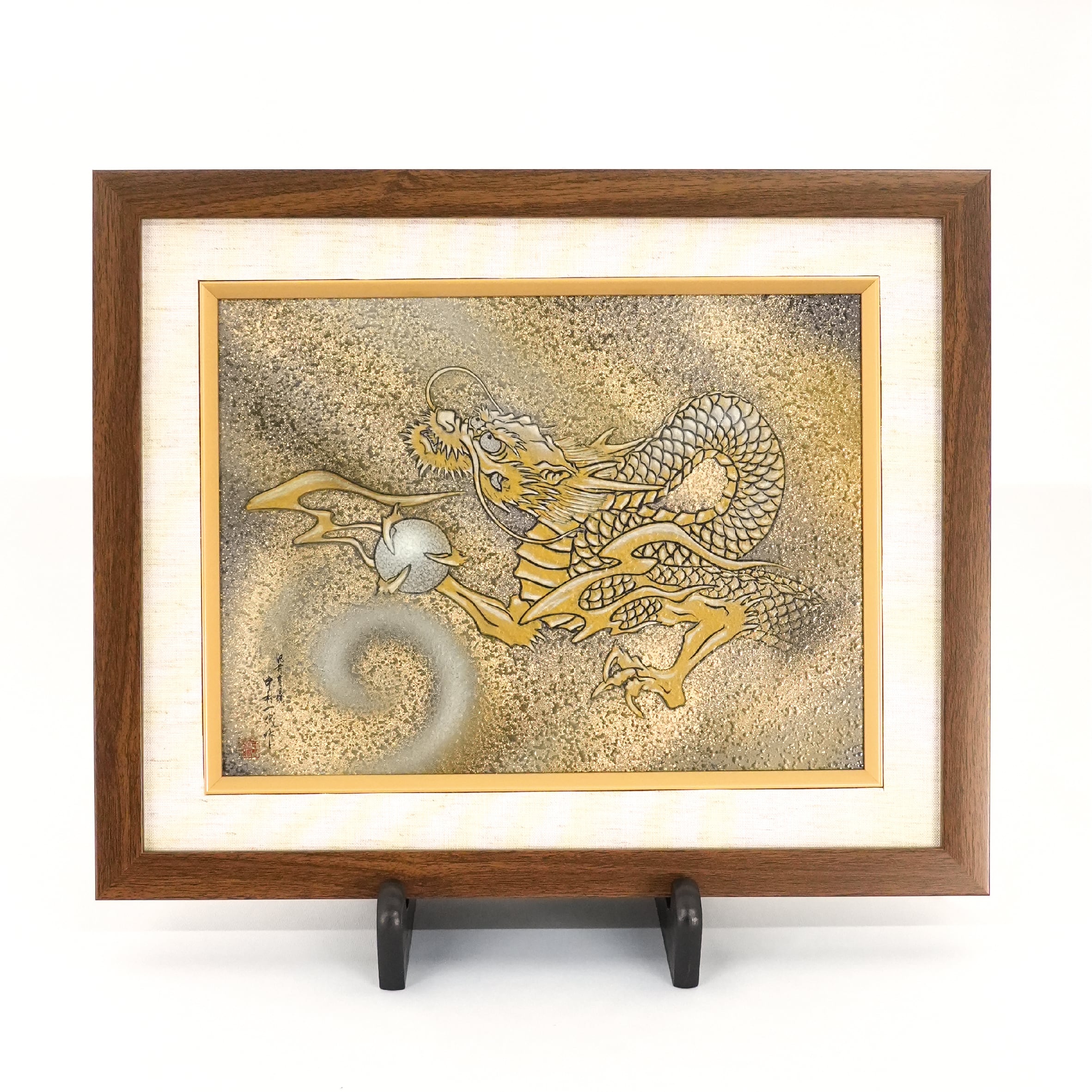 小柄 雲龍図 金銀象嵌 唐獅子 小柄 雲龍図 金銀象嵌 唐獅子 工芸 品 金