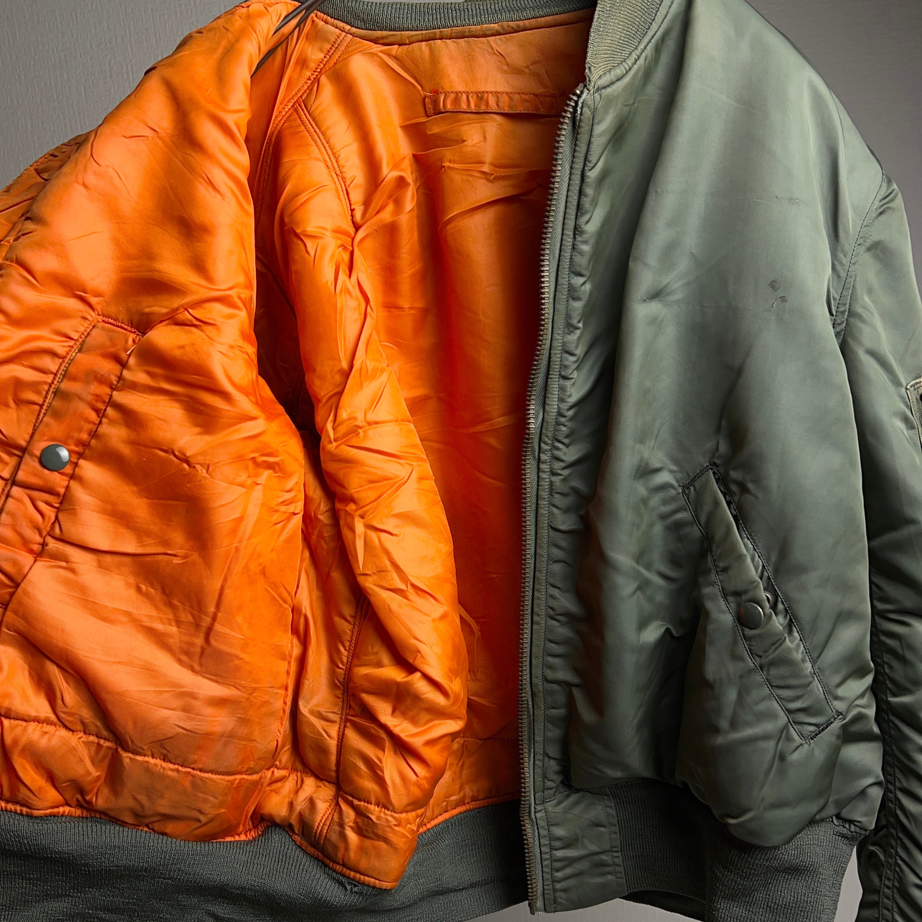 1960's USAF MA-1 FLIGHT JACKET 8279D SIZE LARGE 60年代 米空軍