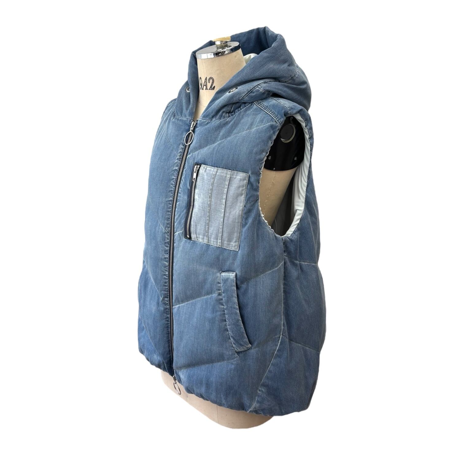 SALE【ayane】ダンガリーダウンベスト 875823 アヤン | red earth