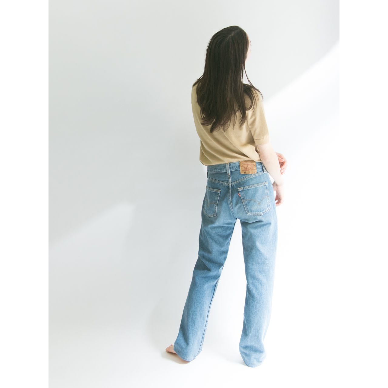 LEVI'S 501】Made in U.S.A. 90's straight denim W29 L36（リーバイス