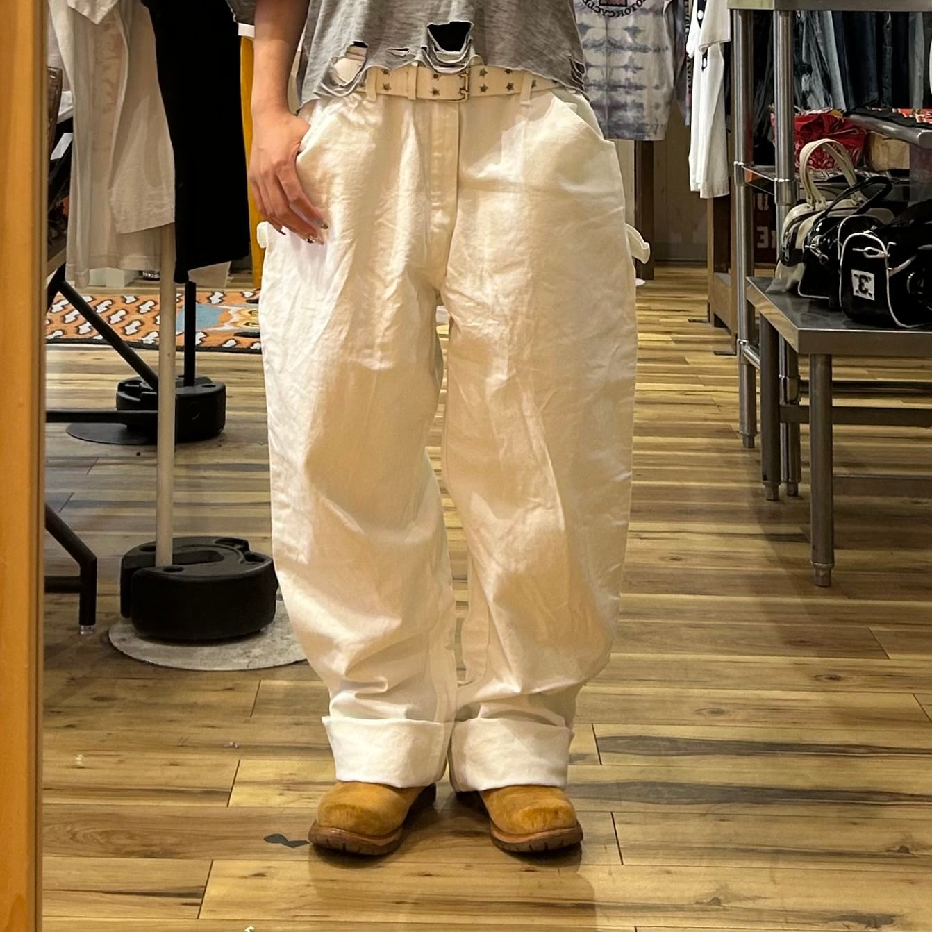 Dickies/ディッキーズ】ペインターパンツ 白 w38 | 古着屋KAKAVAKA