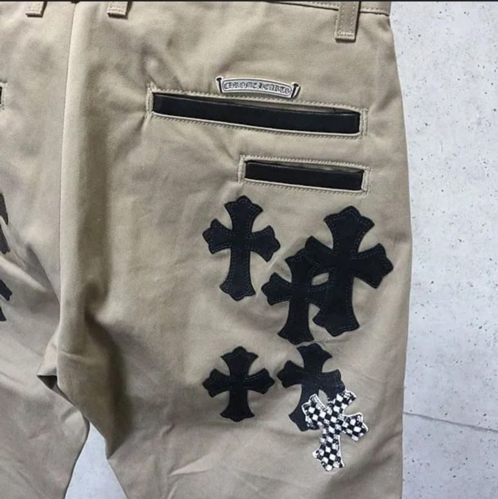 CHROME HEARTS クロムハーツ クロスパッチ パンツ | chromehearts