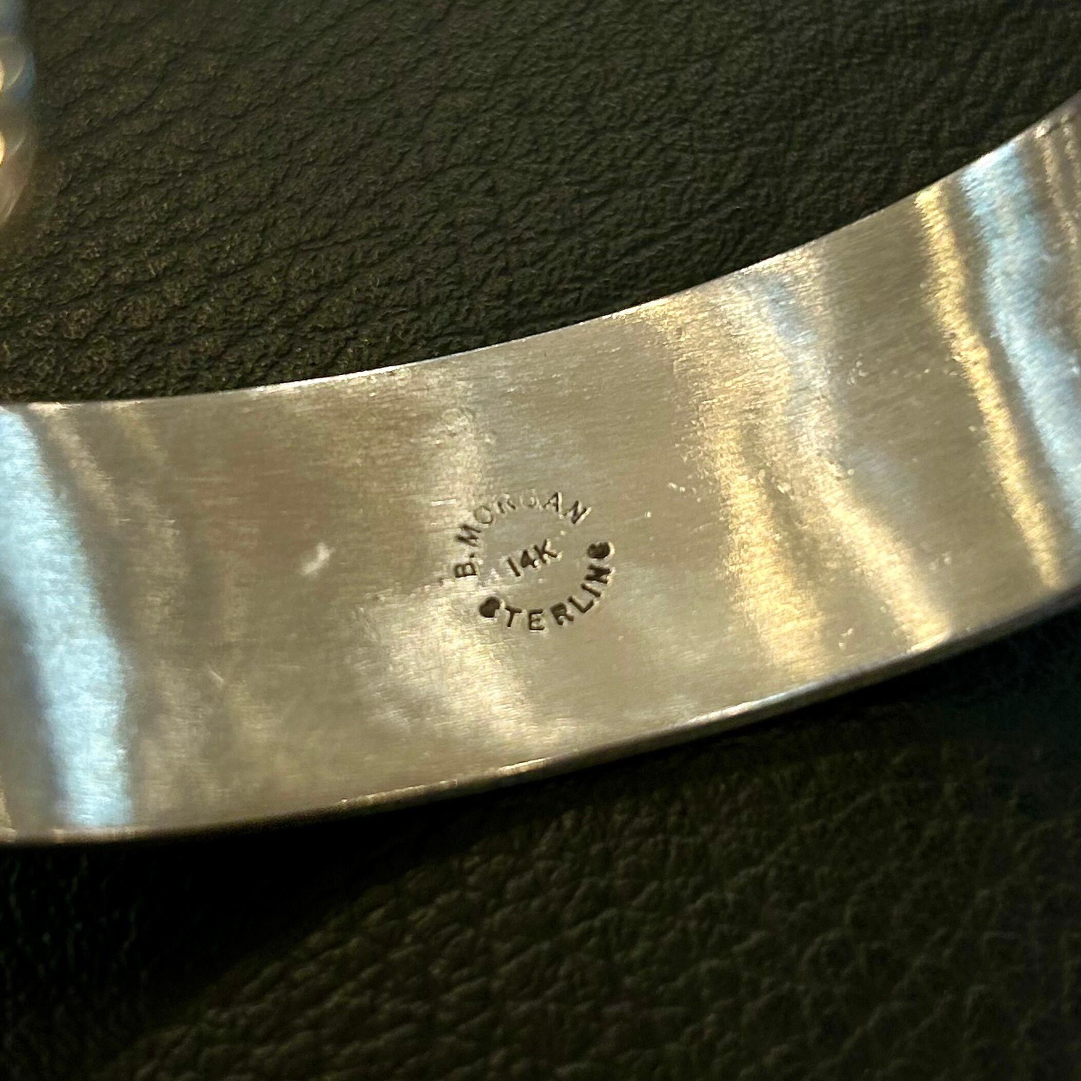 ブルースモーガン（Bruce Morgan）14Kスタンプワークバングル