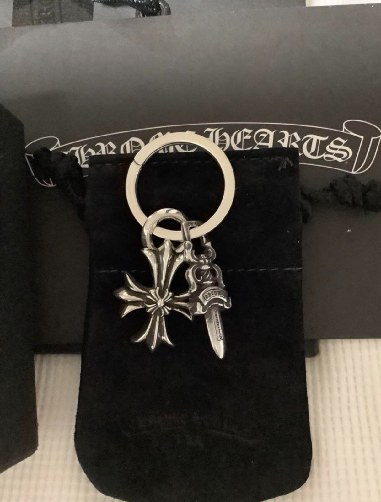 CHROME HEARTS クロムハーツ CH プラス キーリング & CH ダガー