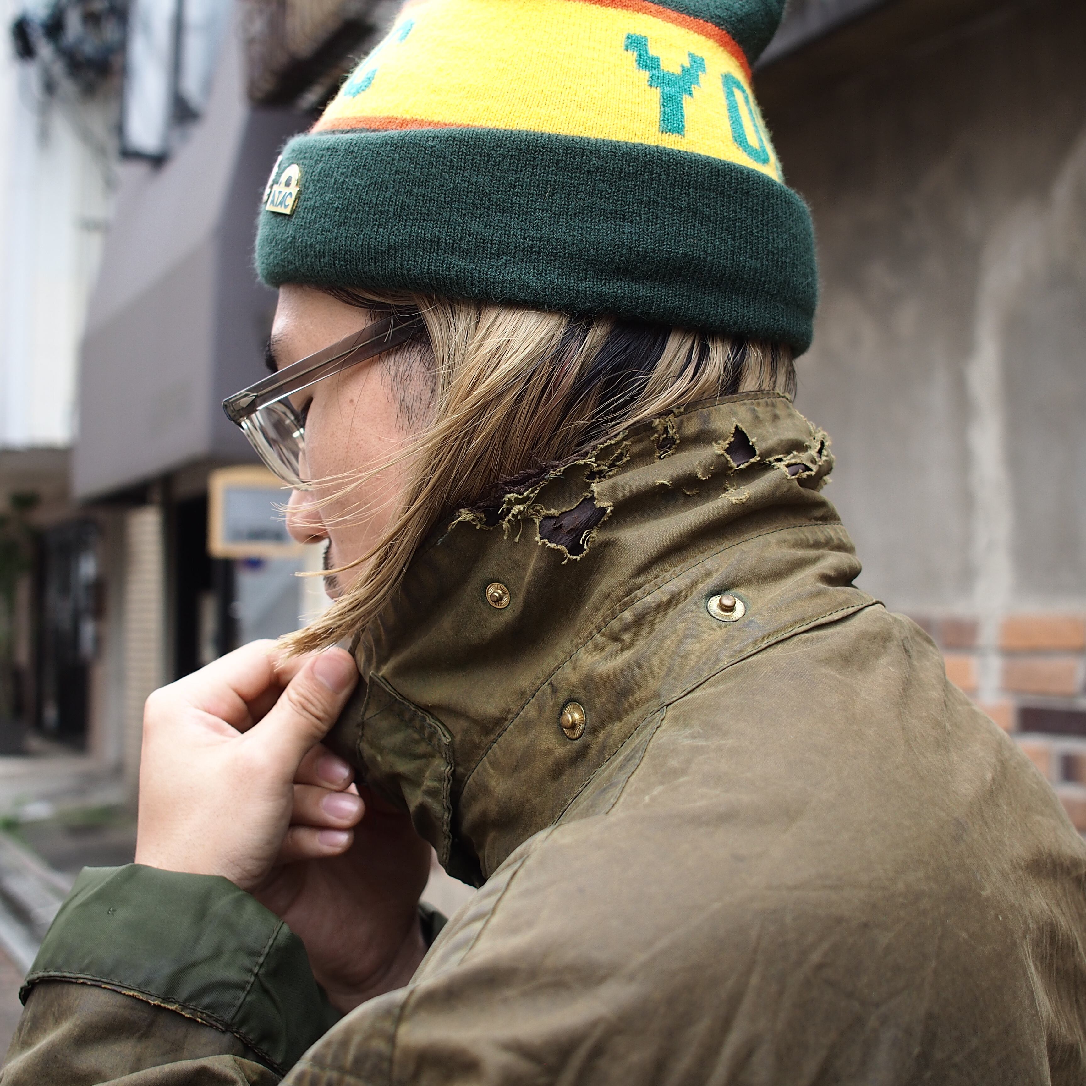 Boro” UK 1990's Barbour “BORDER” Size 46 バブアー ボーダー