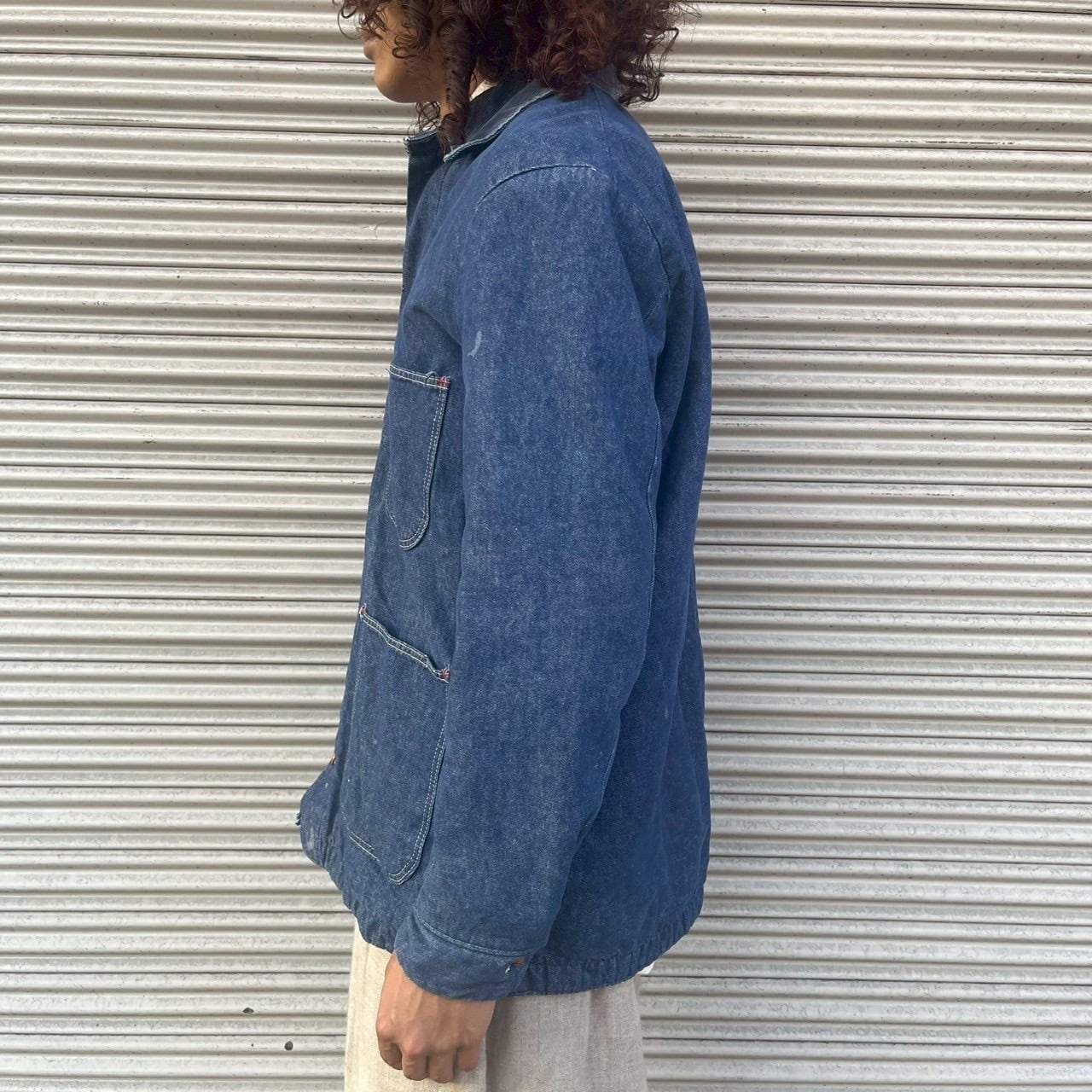 60s USA製 BLUE BELL ヴィンテージ ラングラー デニム カバーオール 40