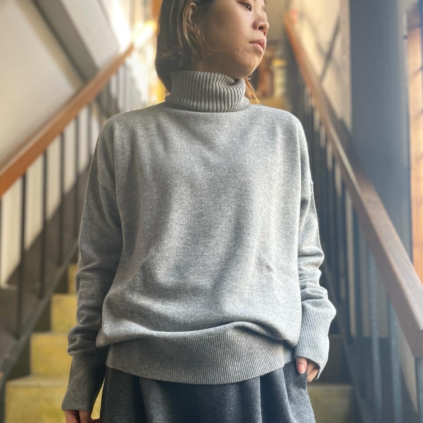 ロンハーマン別注bukhtタートルネックニット【ラム.モヘア.ウール