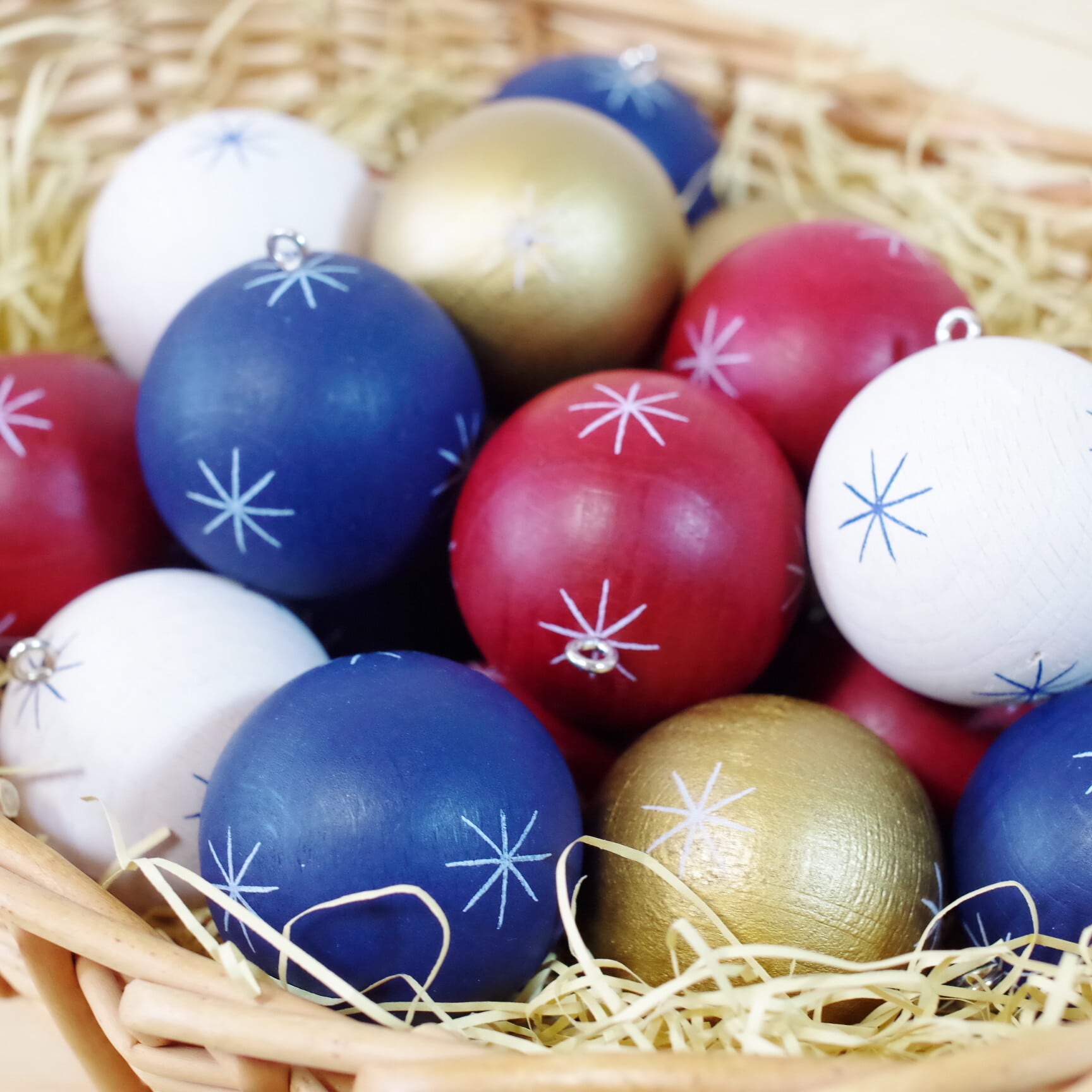 マーレン オーナメント クーゲルン ゴールド | 木のおもちゃ専門店