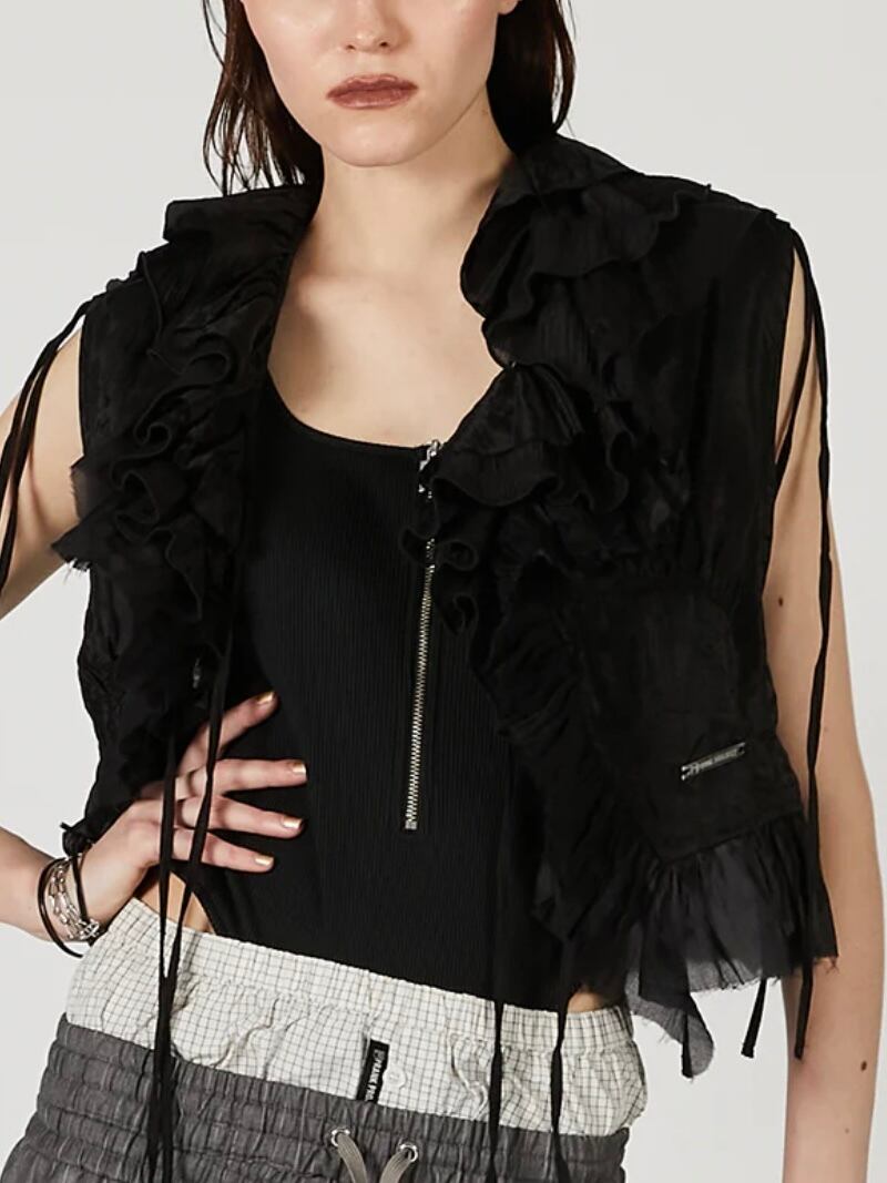 25SS】PRANK PROJECT プランクプロジェクト / Ruffle Frill Blouse