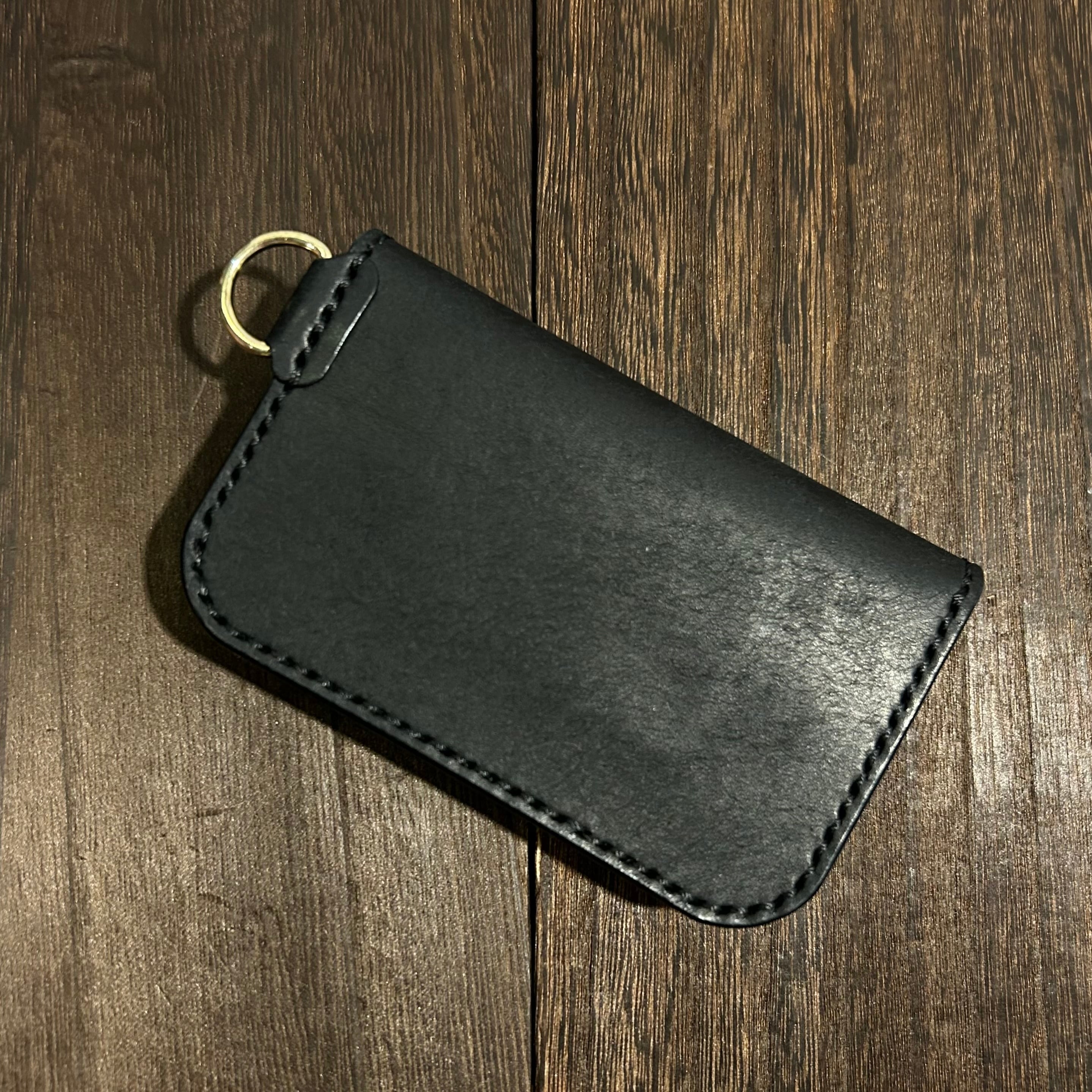 242ミドル トラッカーウォレット イタリアンレザーMARGOT【ブラック