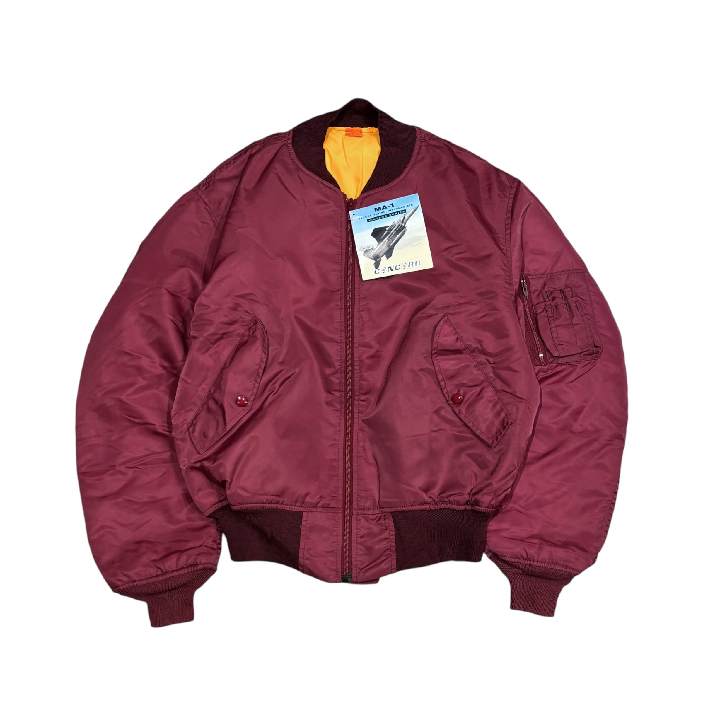DEADSTOCK 90's CONCORD made by Alpha Industries MA-1 Fright Jacket