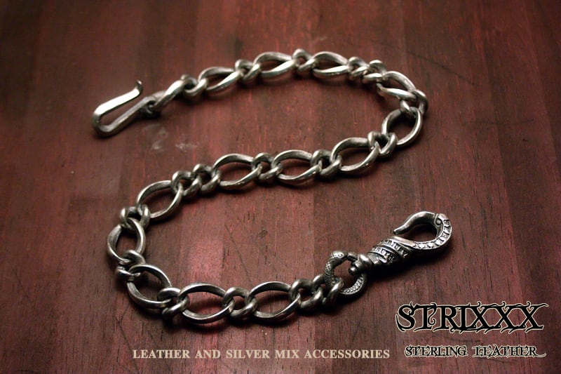 03 大コマウォレットチェーン | STRIXXX sterling leather