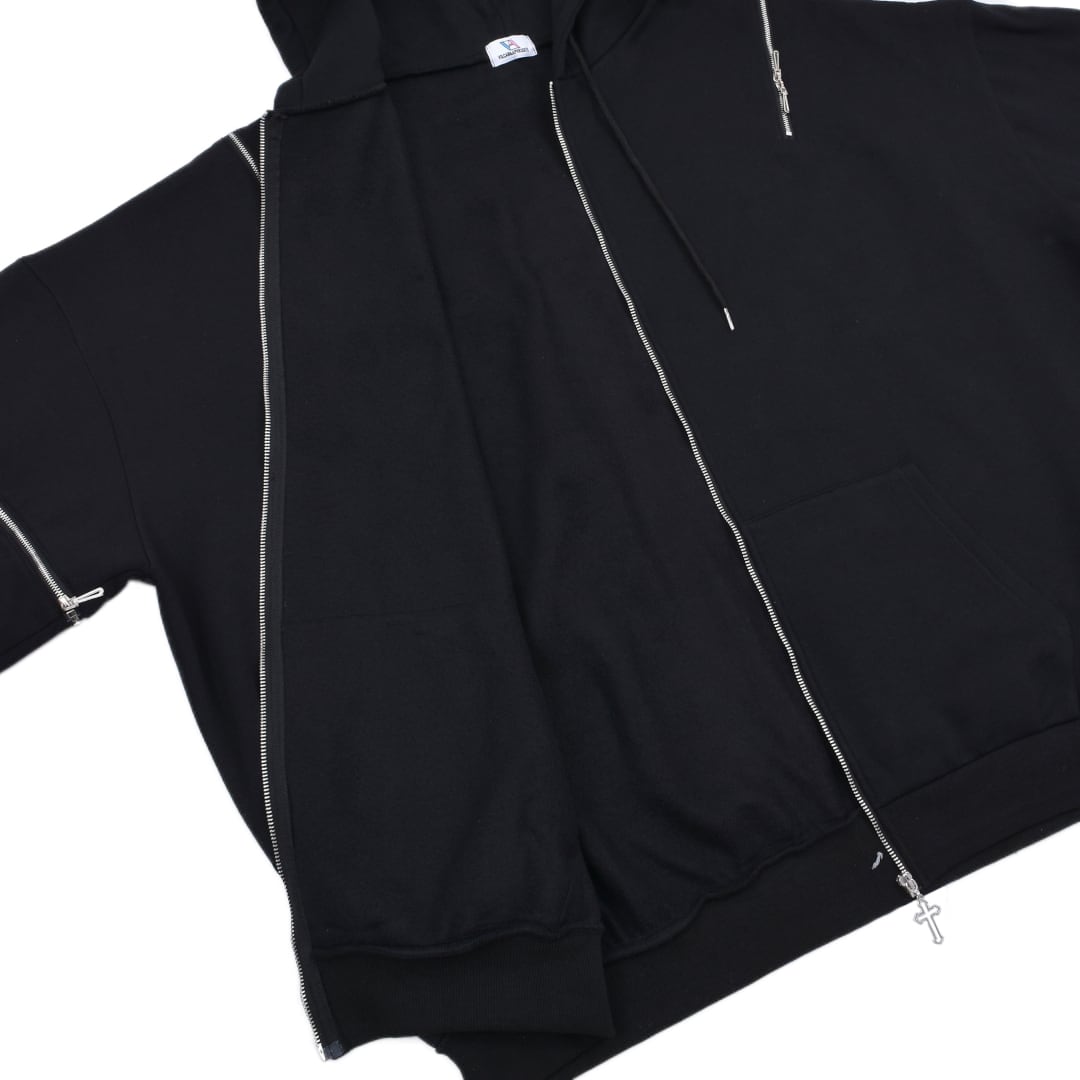 8ZIPパーカー(裏起毛) | VOLCAN&APHRODITE