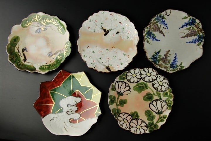 初夏 再 お値下げ 佐藤走破 錦手 銘々皿 初夏 再 お値下げ 佐藤走破