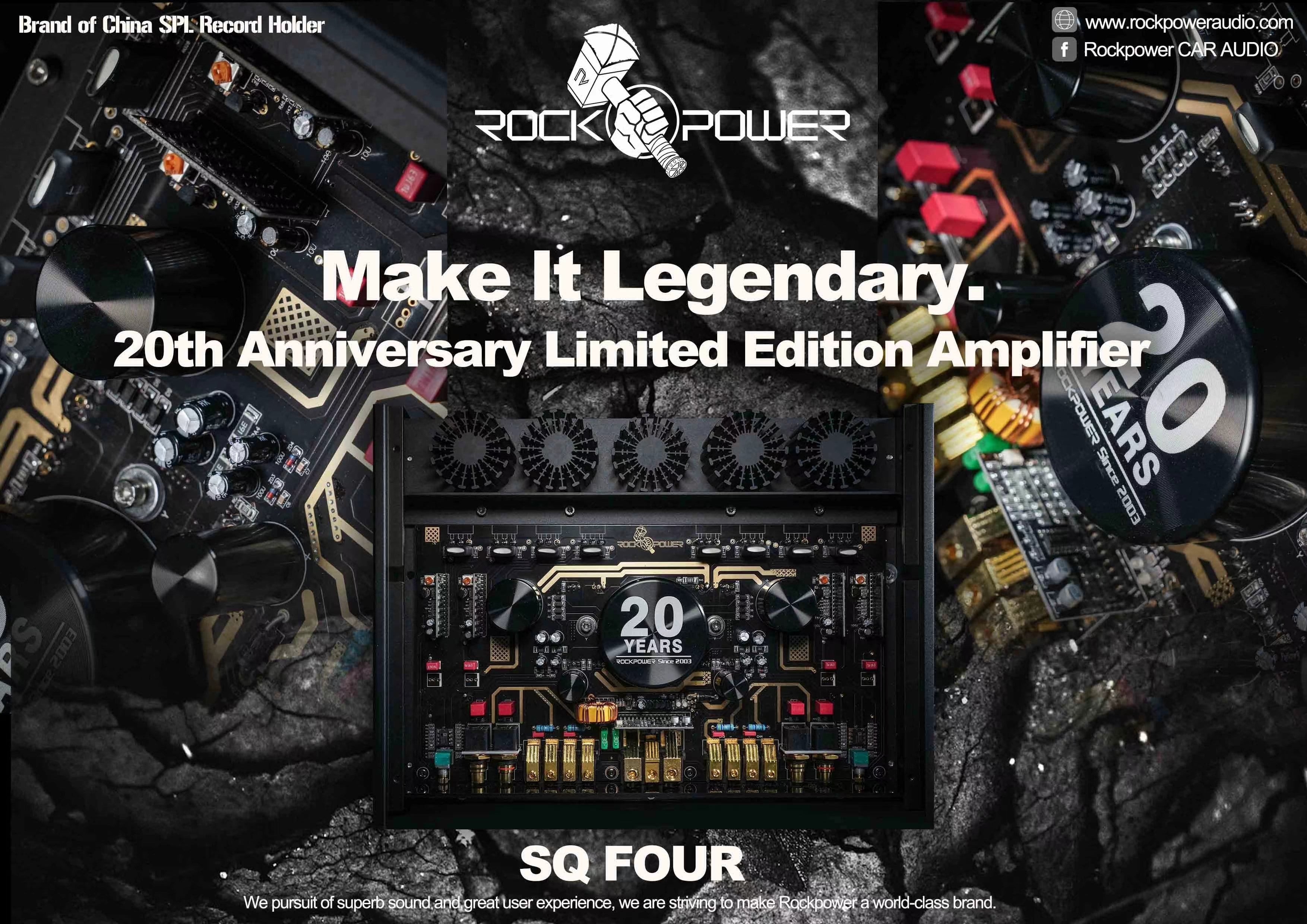 ロックフォード パワーアンプ POWER800a4 おにぎり 100w×4ch 日本正規