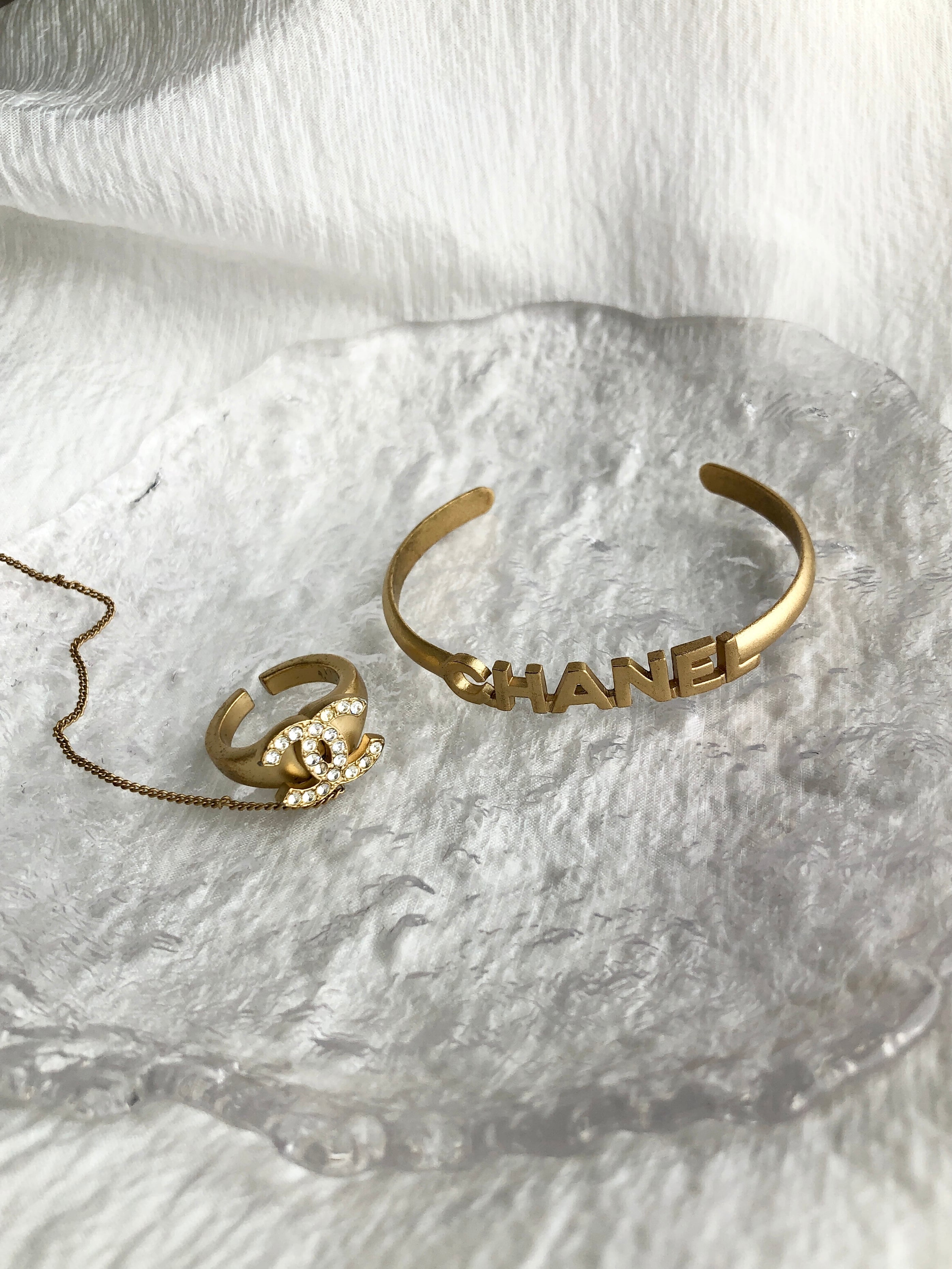 CHANEL シャネル ロゴ バングル＆リング 指輪 ココマーク ライン