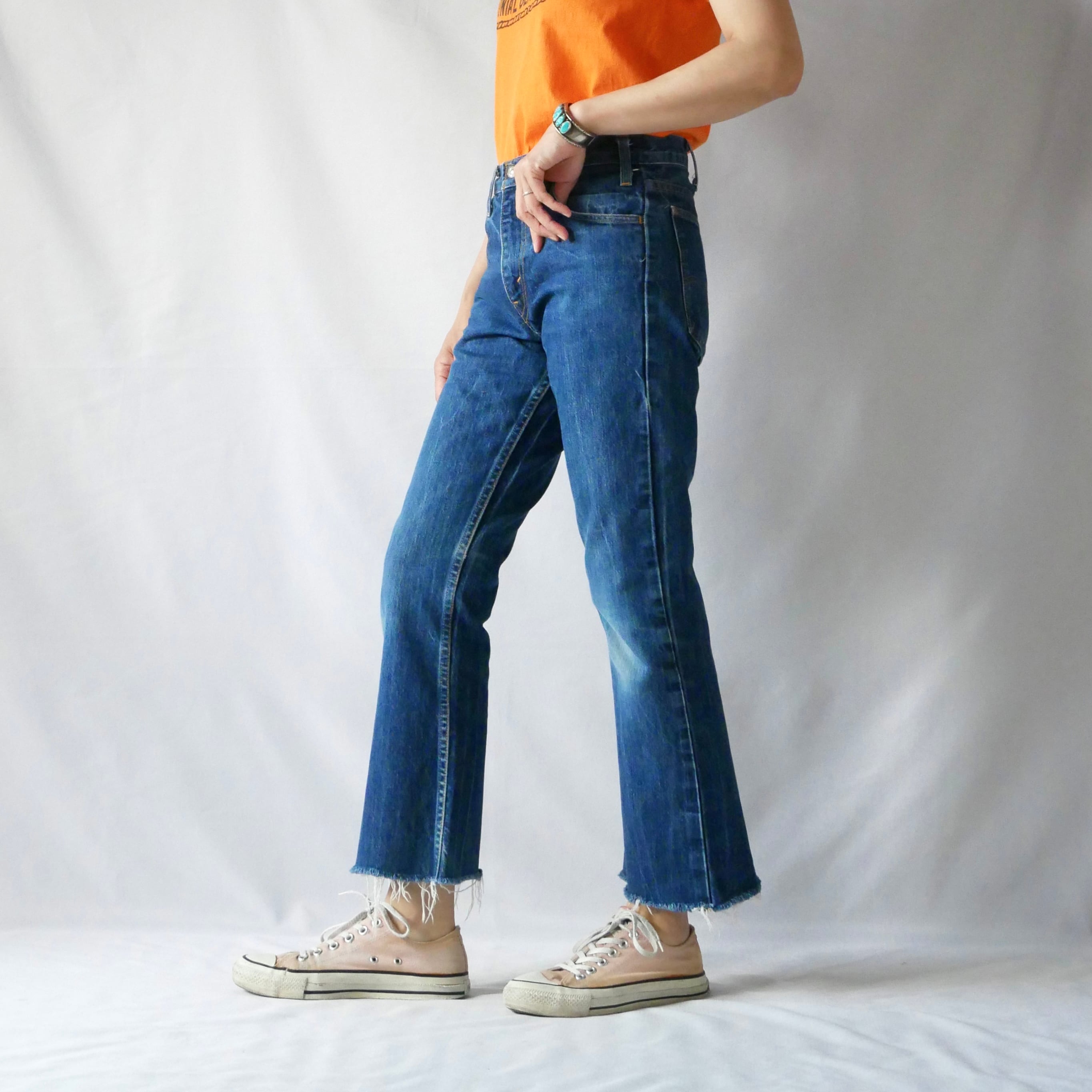 Made in USA Levi's 646 bigE replica denim pant アメリカ製