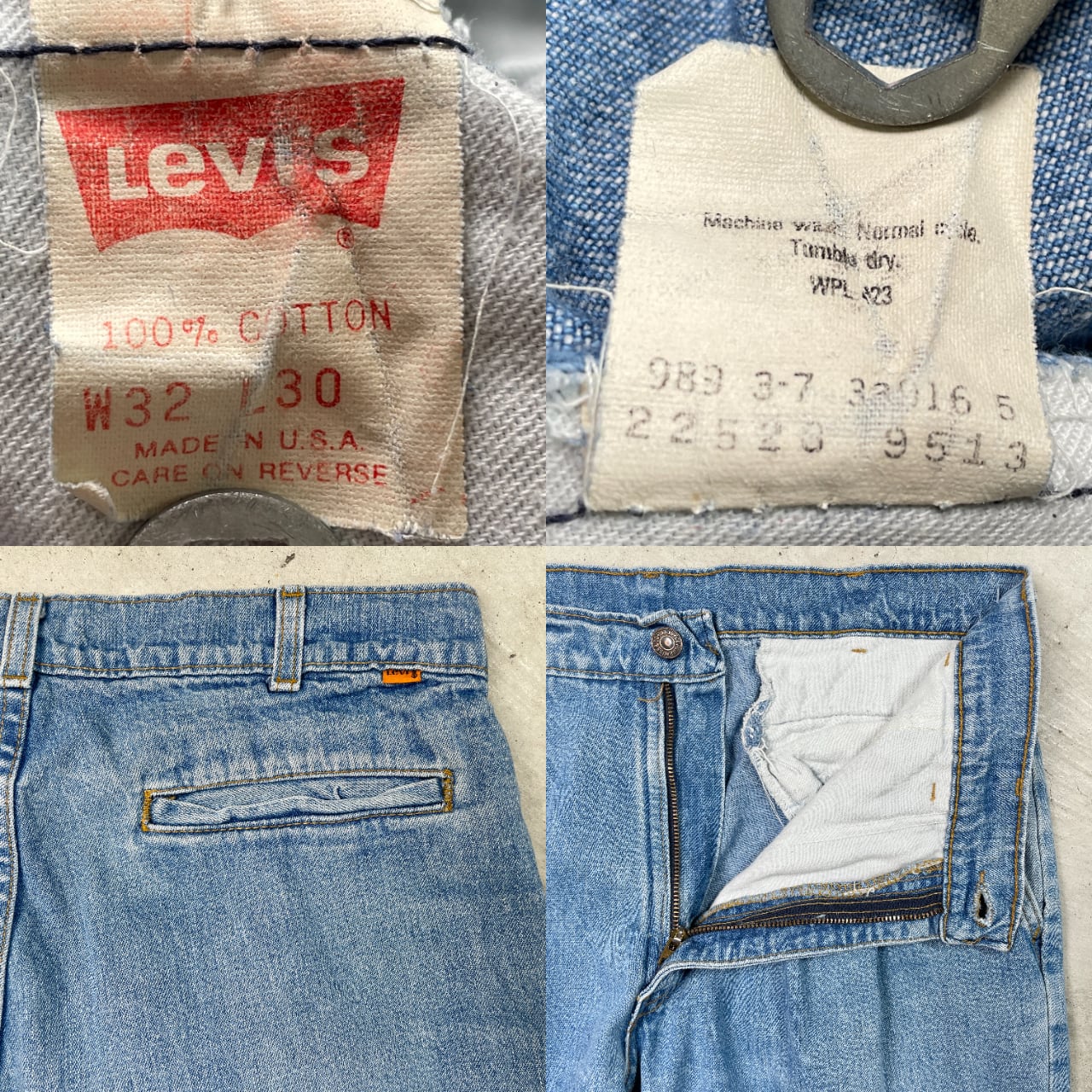 米国購入】80s Levi's オレンジタブ FOR MEN ゴールデンサイズ 米国