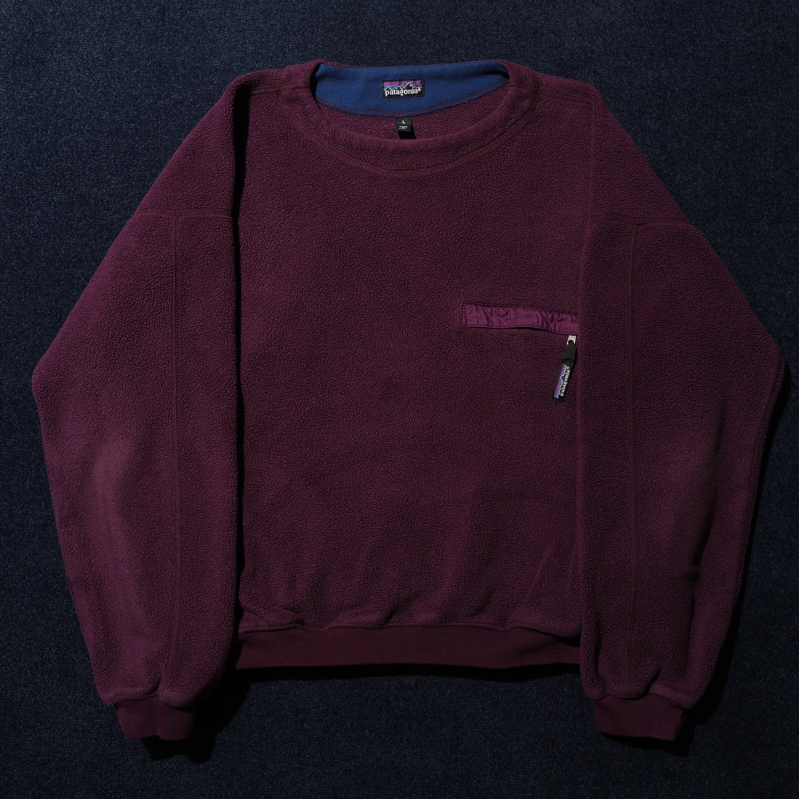美品 L 91年 USA Lightweight Synchilla Crew Patagonia ライト