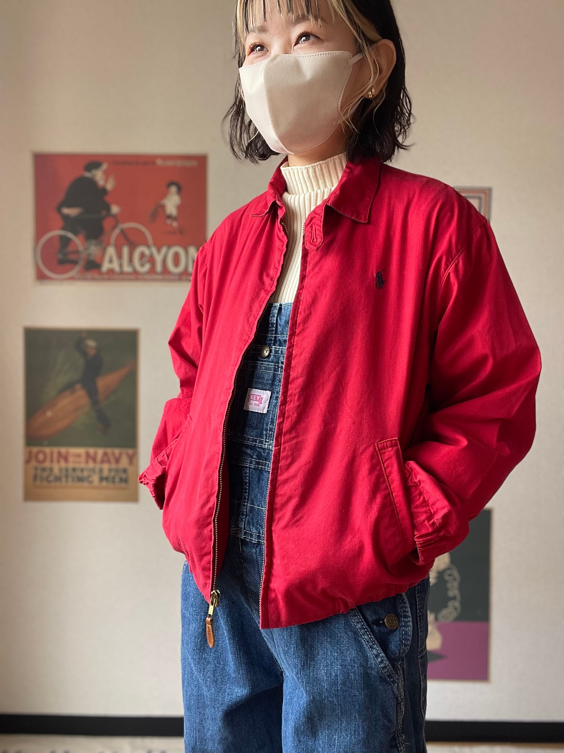 Polo by Ralph Lauren スイングトップ ジャケット レッド | 古着と