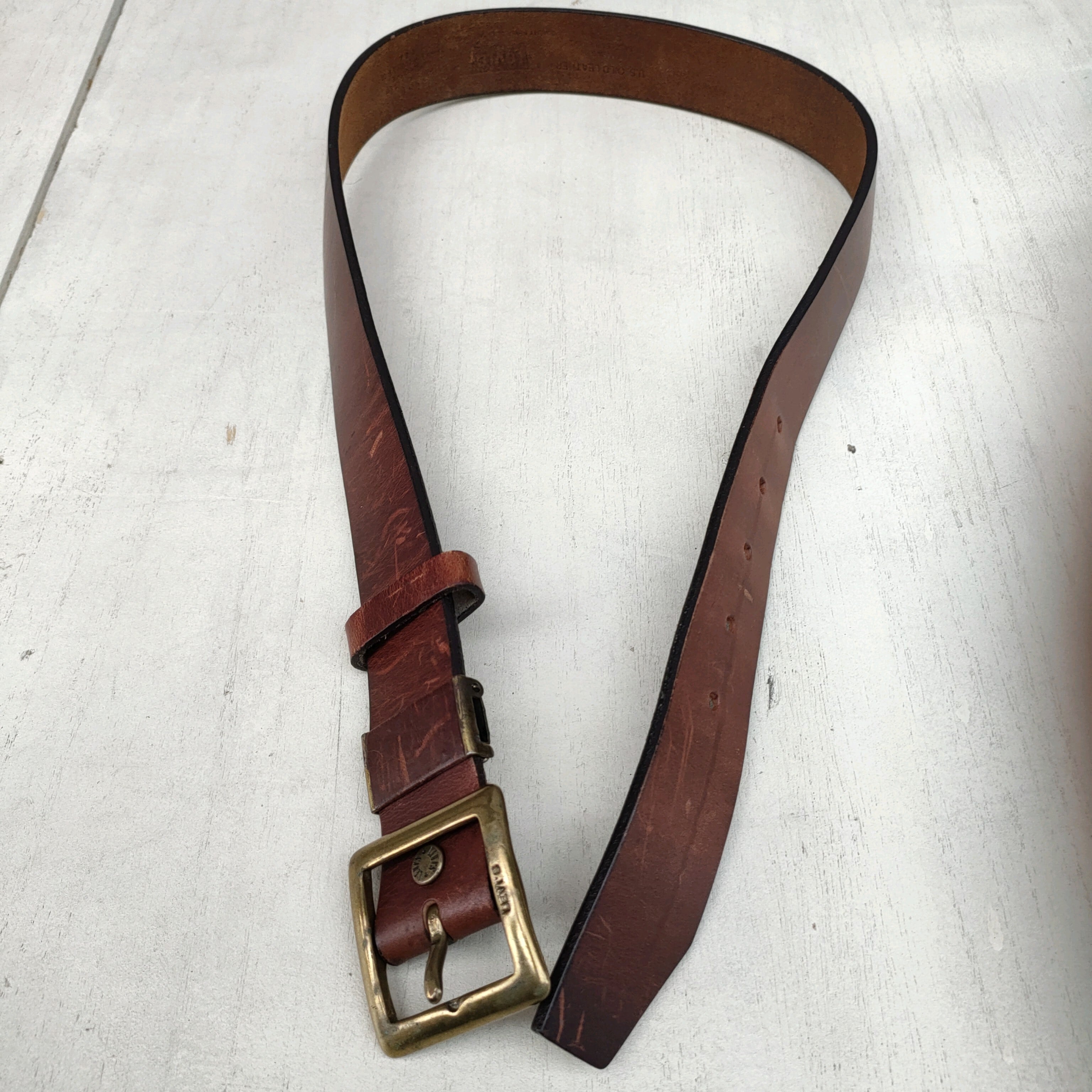 60s/70s】リーバイスLevis/ヴィンテージ/ビンテージ/古着/牛革/US