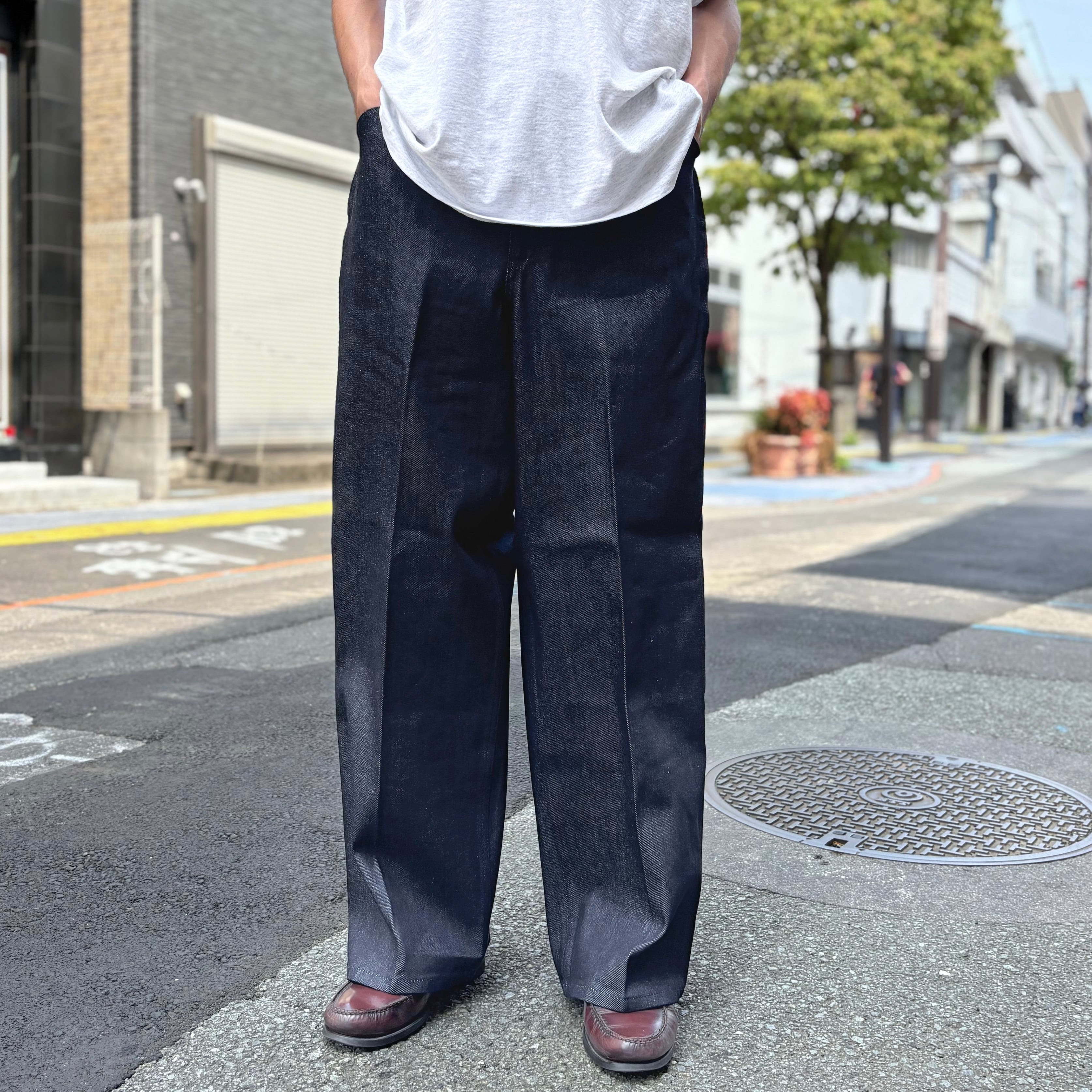 USA企画 BEN DAVIS GORILLA CUT DENIM PANTS - Indigo Black / ベン