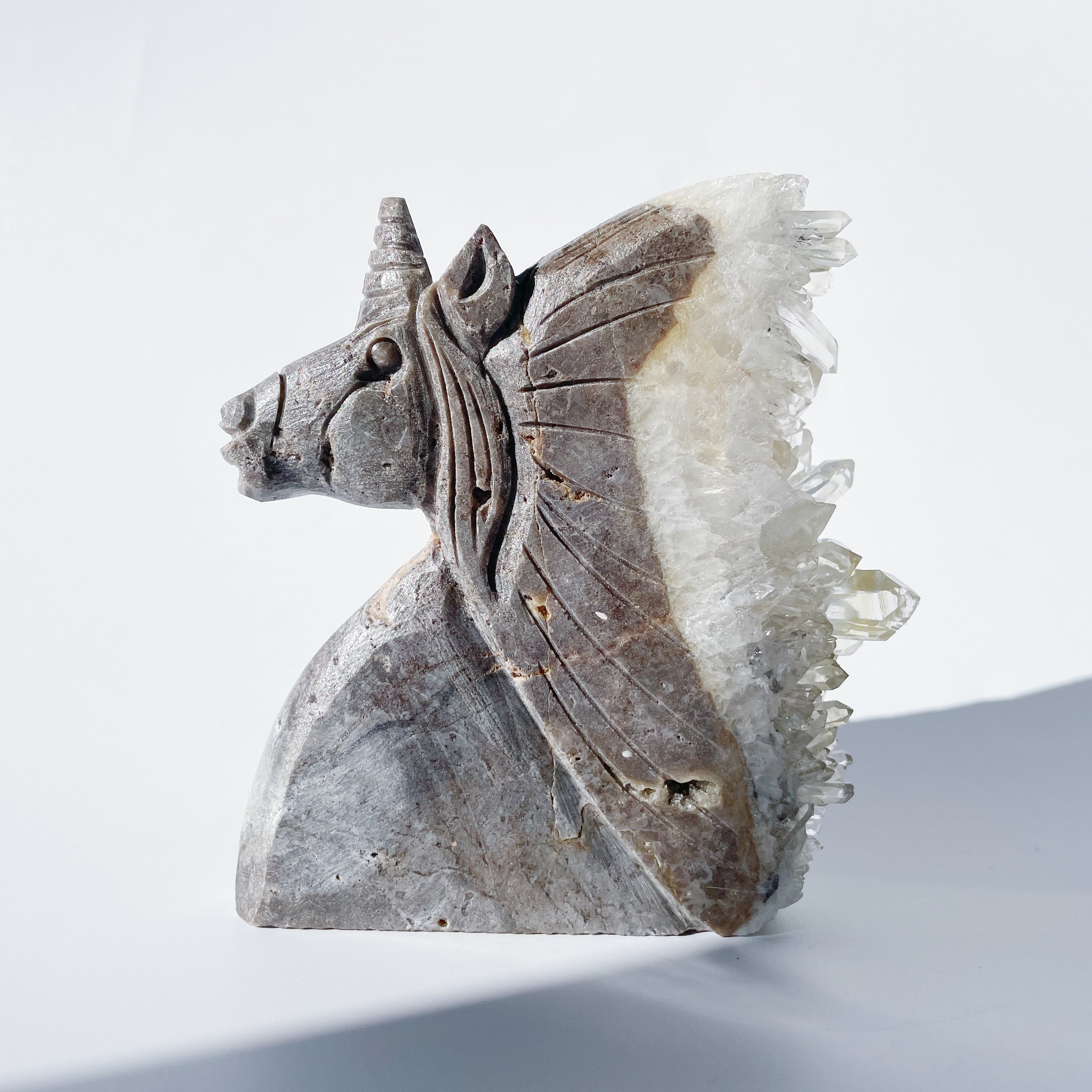 クリアクォーツ ユニコーン11◇Clear Quartz unicorn◇天然石・鉱石