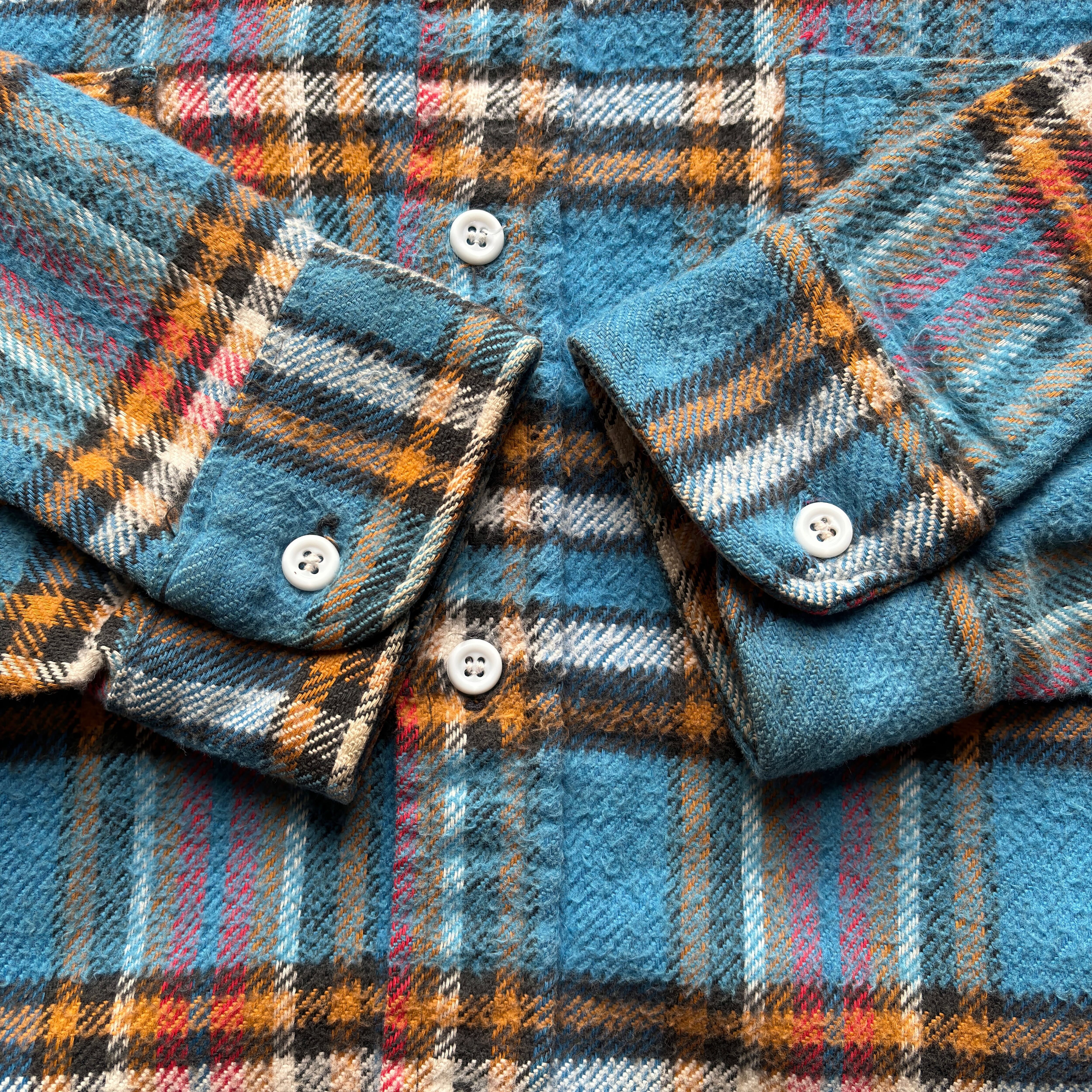 70s BIG MAC ビッグマック ヘビー フランネルシャツ 好配色 XL | hanome。