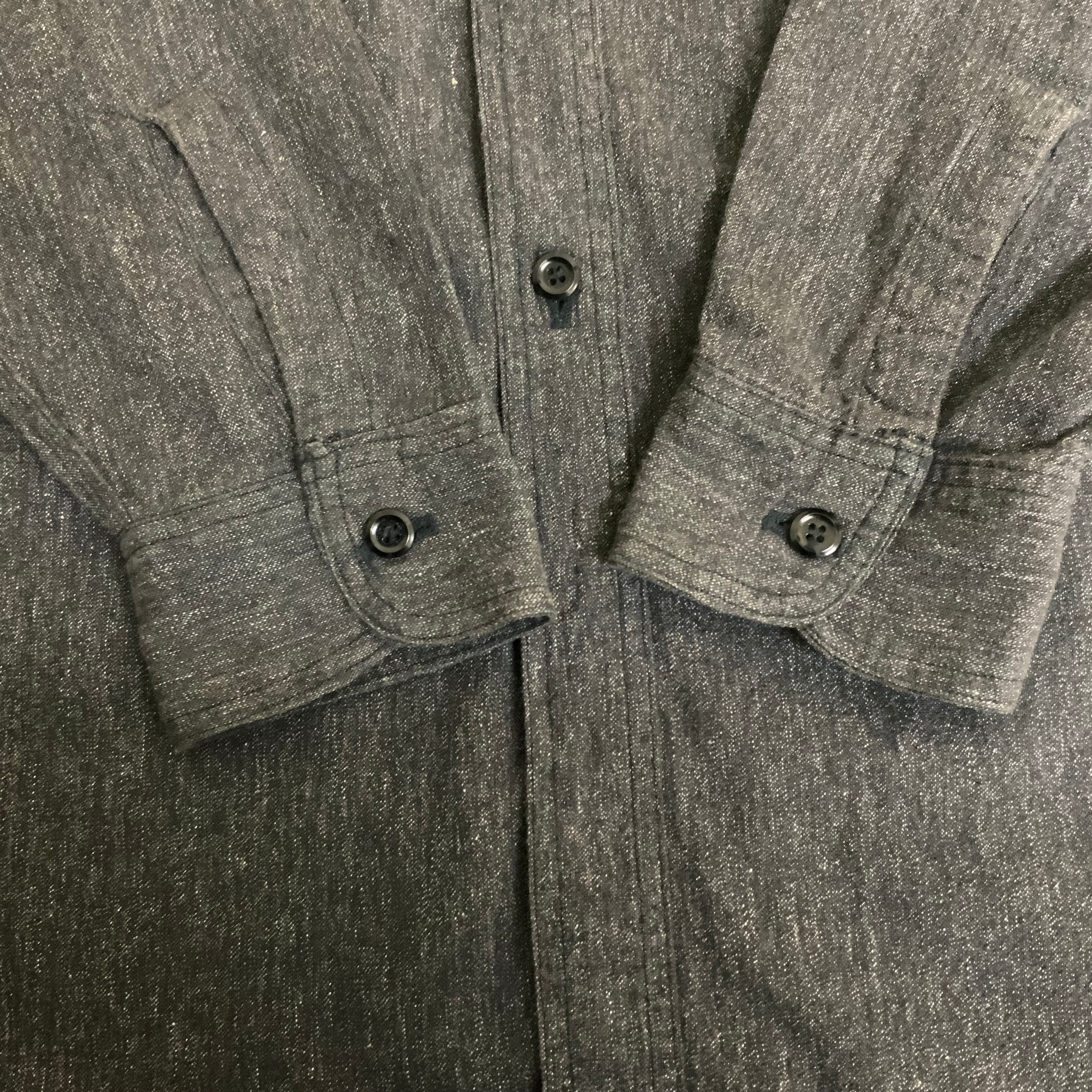 50年代 50s GRANTS WTG ブラックシャンブレー 長袖シャツ ヴィンテージ