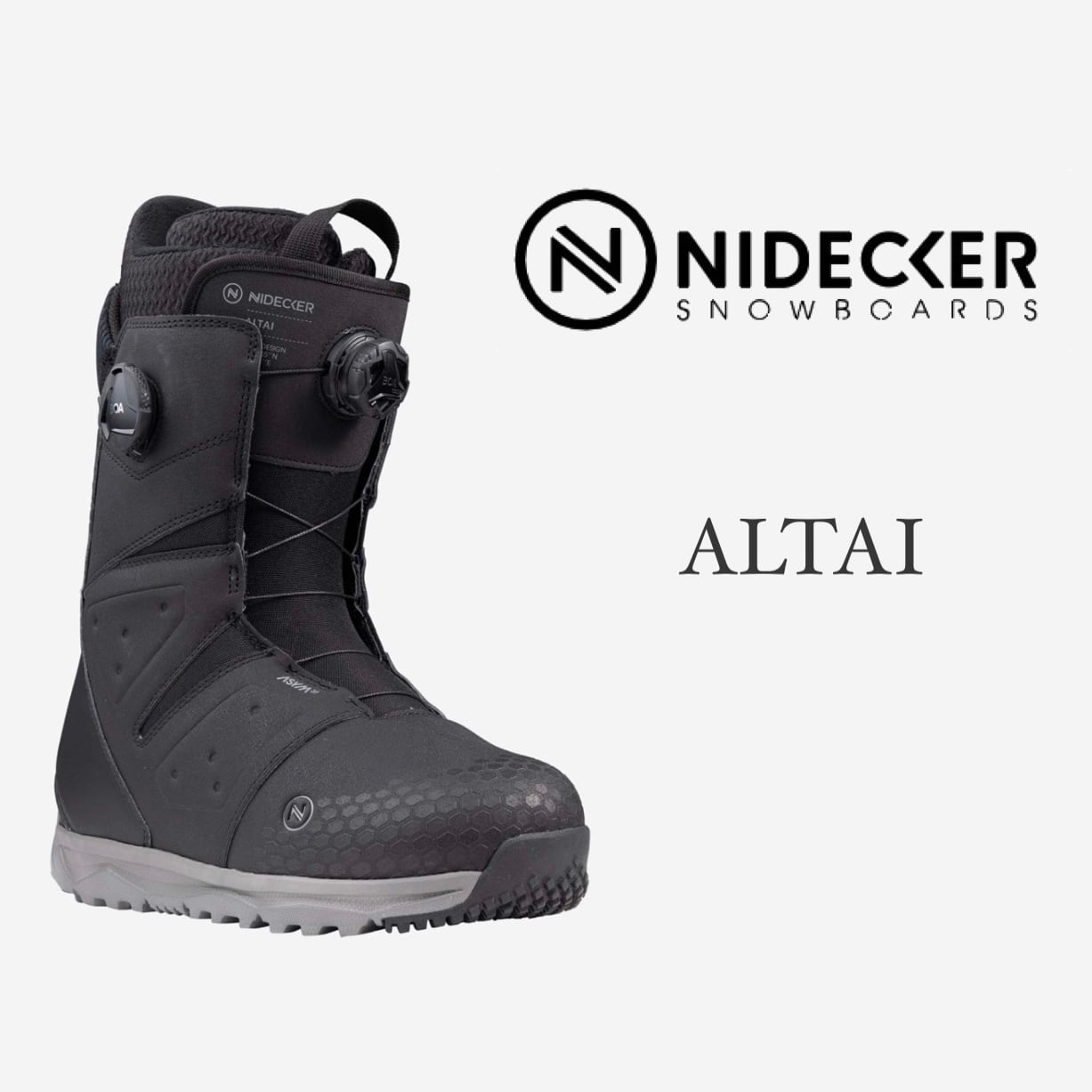 24-25モデル. NIDECKER .『 ALTAI 』. BLACK . ナイデッカー