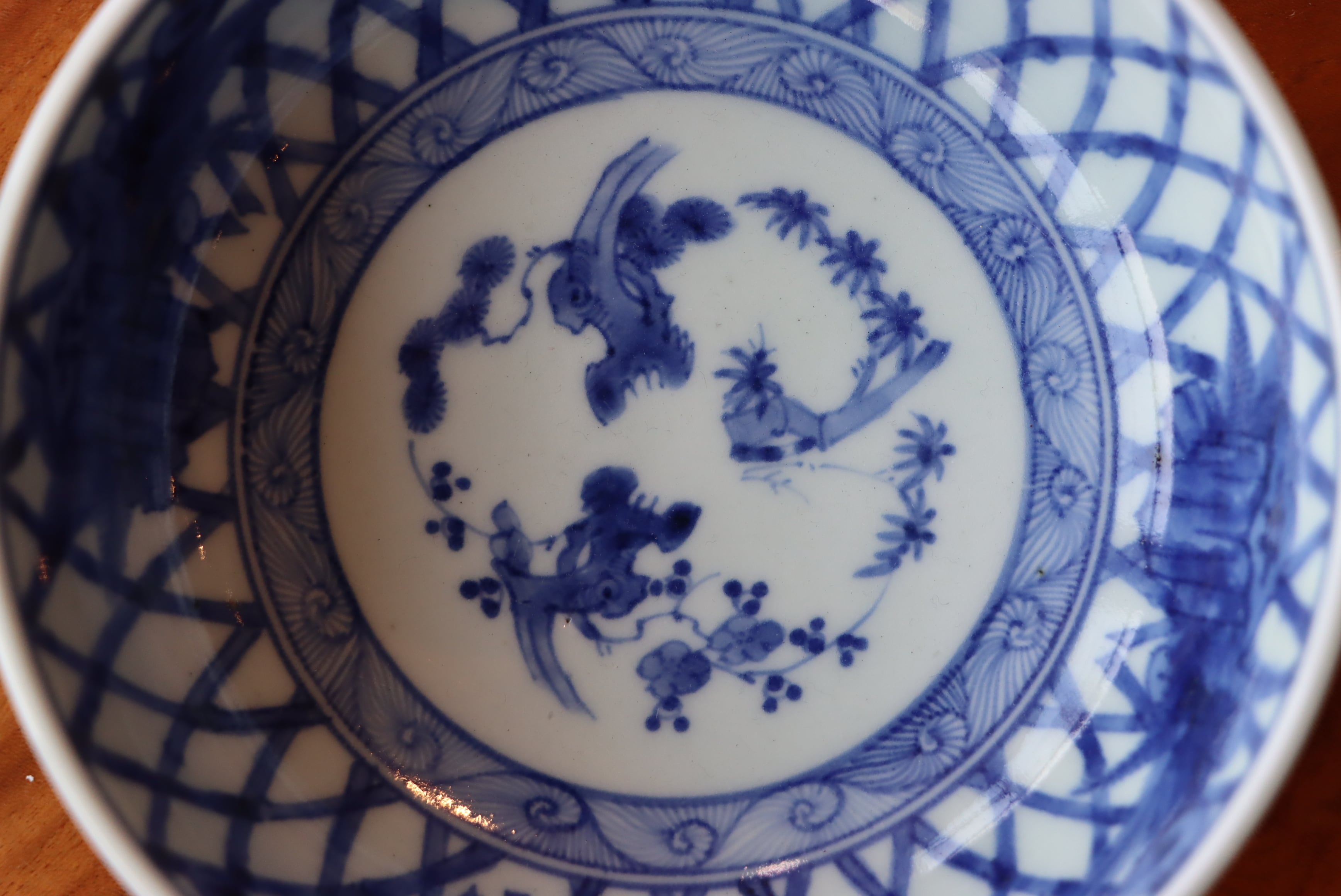 古伊万里 染付 竹文 俊寛鉢 膾皿 | (有)新原美術