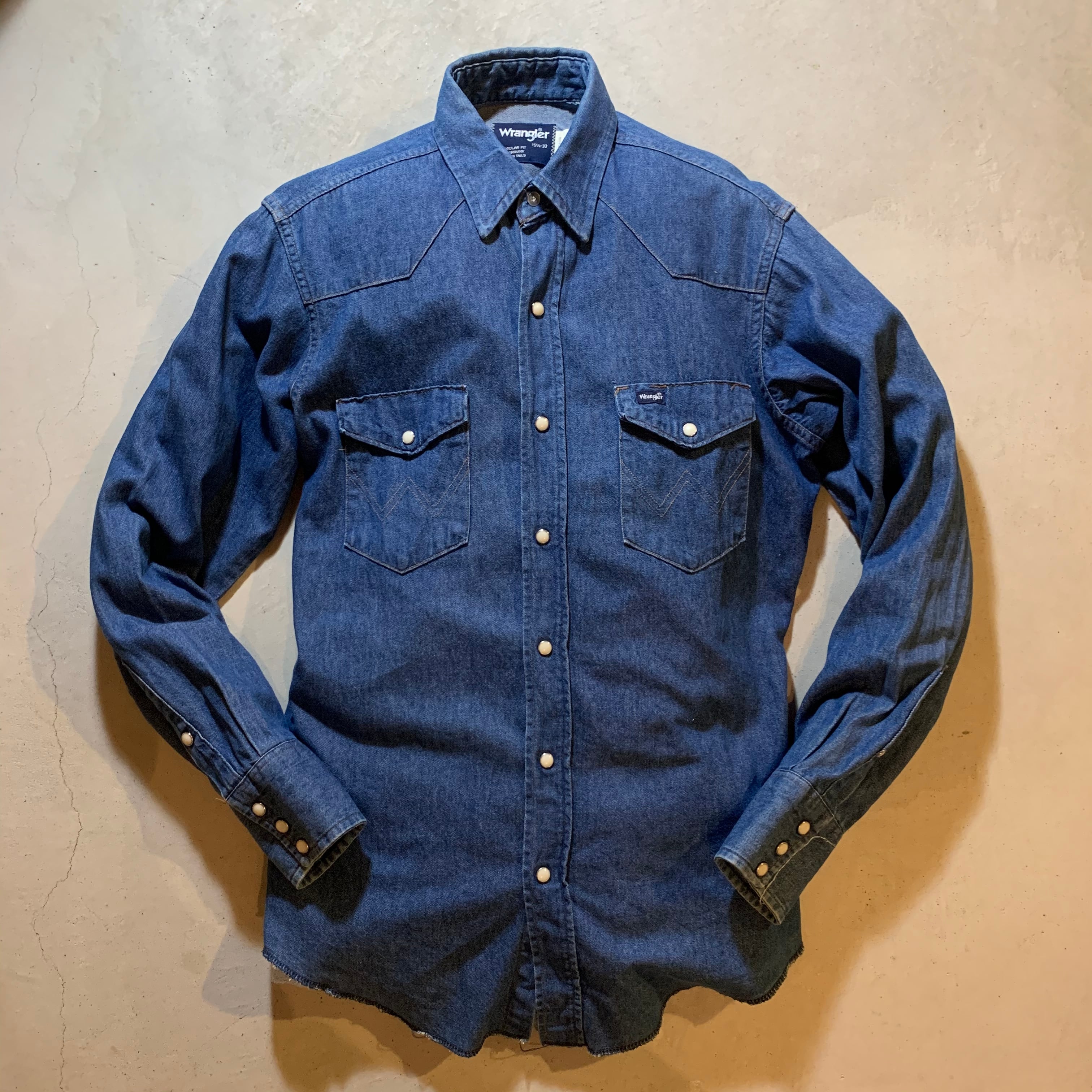 Wrangler ラングラー デニムウエスタンシャツ 80s USA製 | ohal