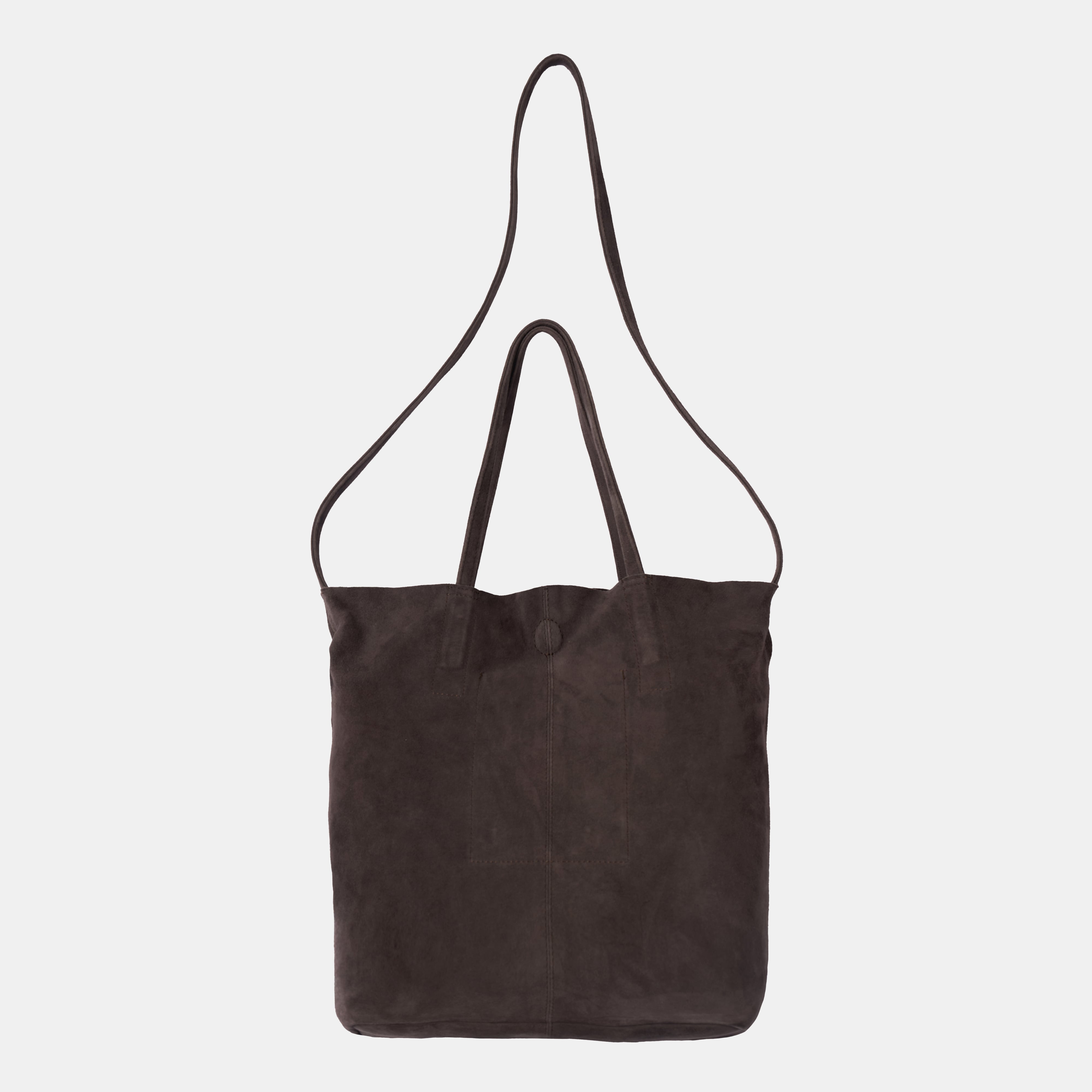 3WAY MEDIUM TOTE（M size）SUEDE DARK CHOCO | Morphee（モルフェ）