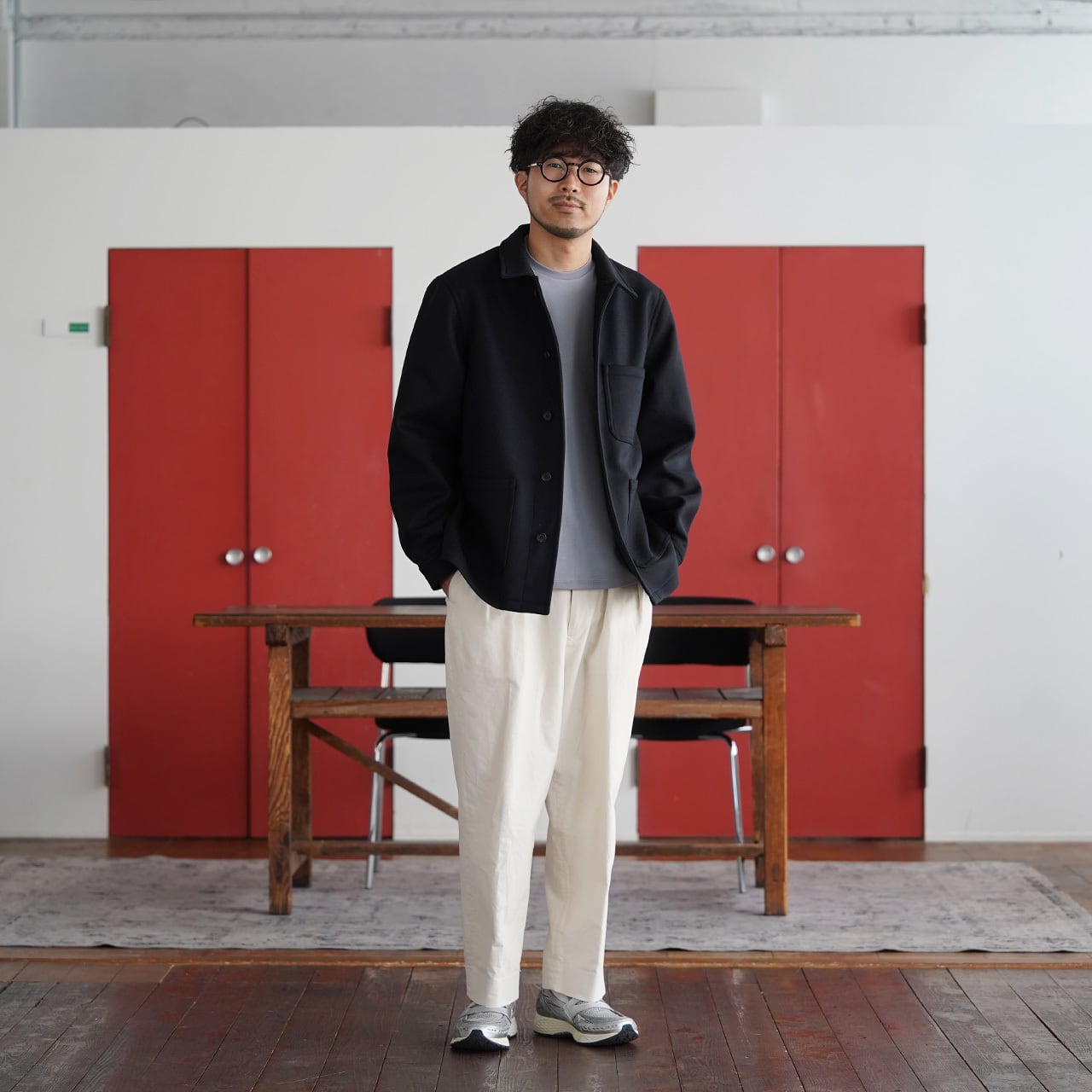 残り2点】羽織るたび、品と好印象が宿る「尾州ウール メルトン