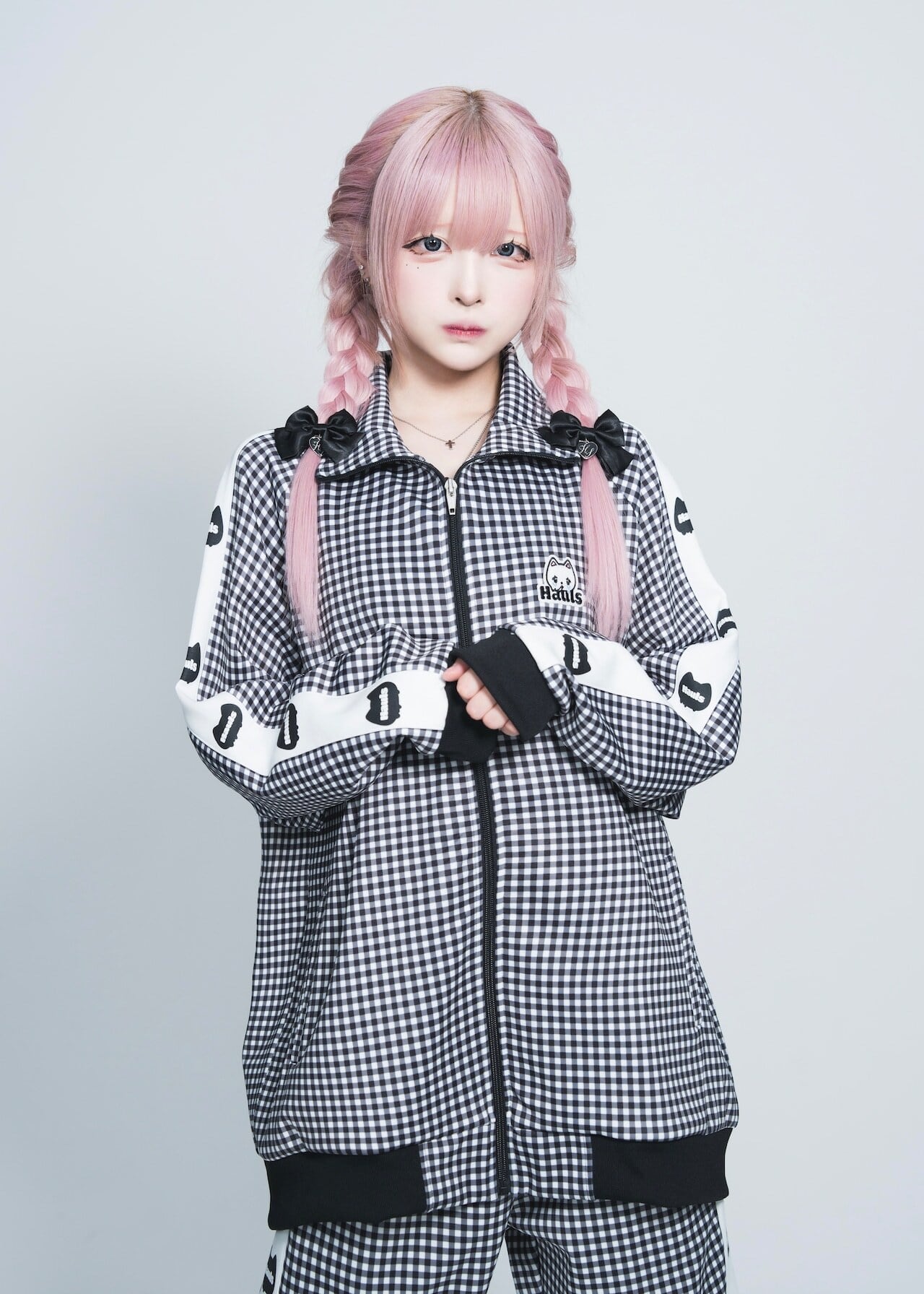 新！柄 ネ申おジャージ参上！(ギンガムBLACK) | Hauls