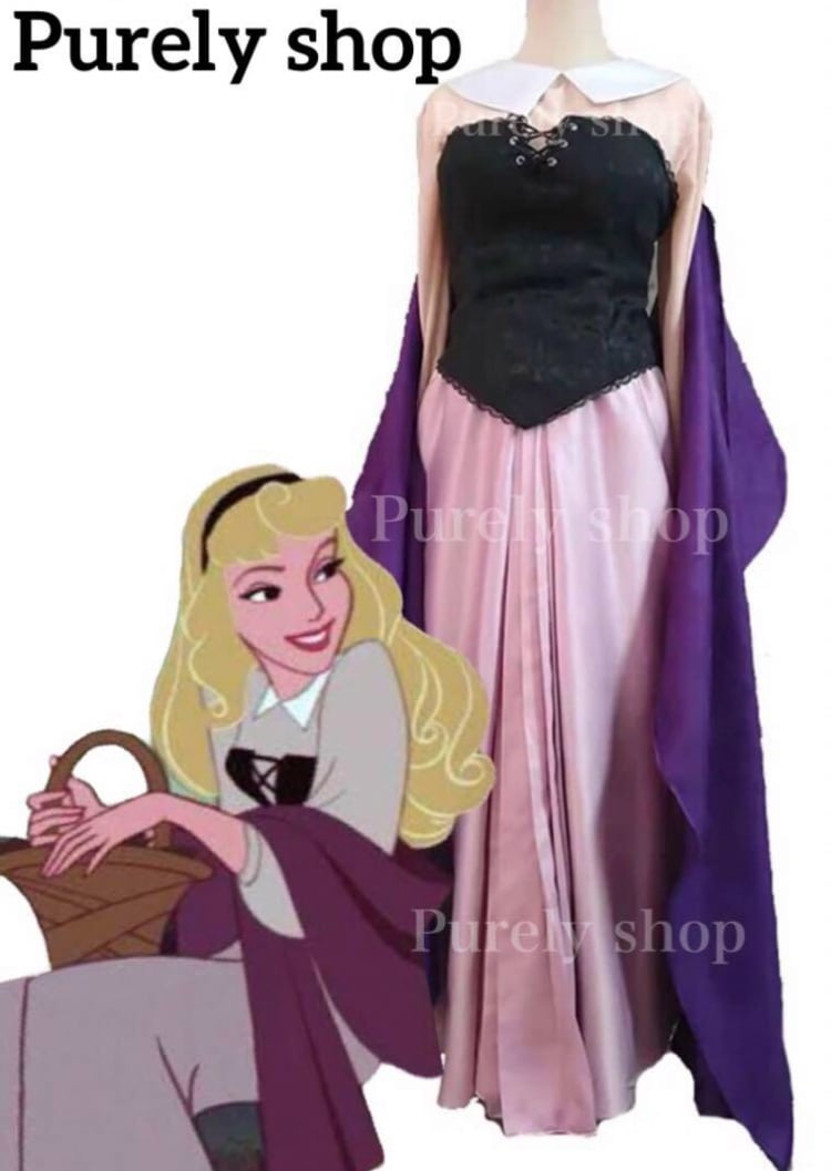ディズニー 眠れる森の美女 オーロラ姫 ブライアローズ ドレス Dハロ