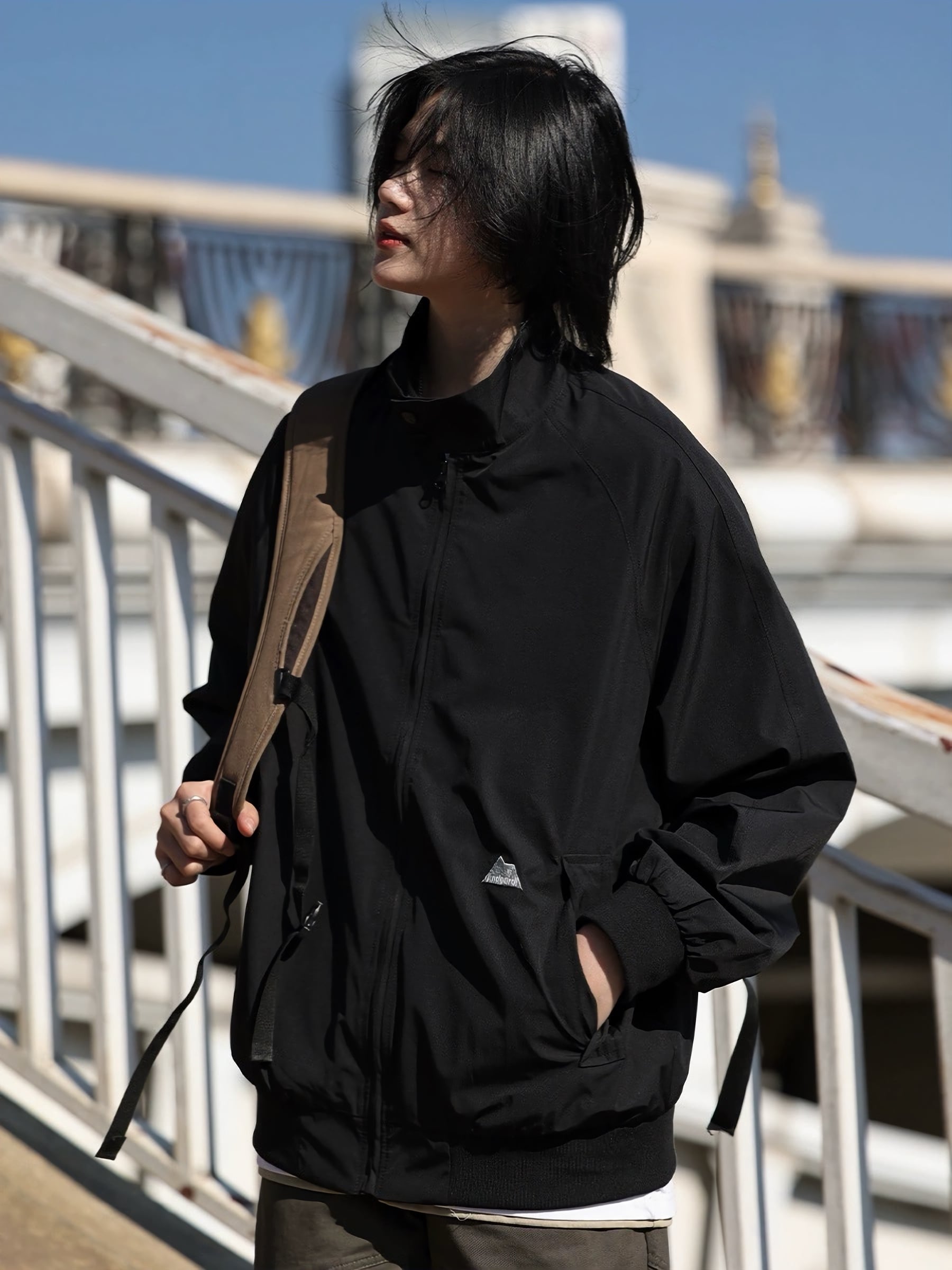 スタンドカラーワークジャケット / Stand Collar Work Jacket