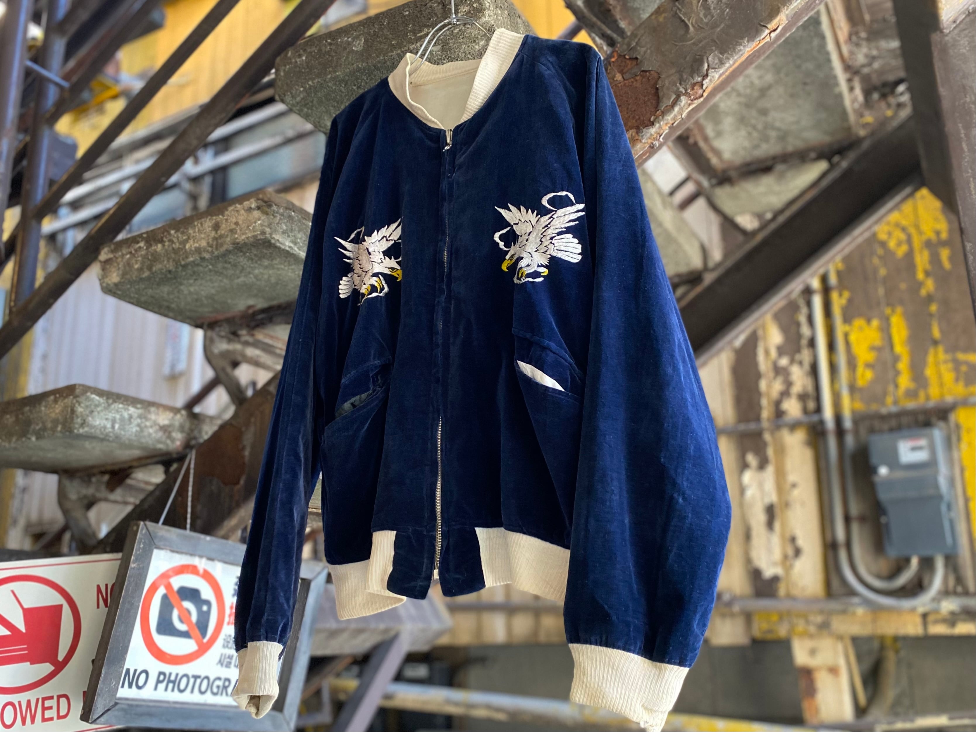 50's Vintage Souvenir Jacket A面 