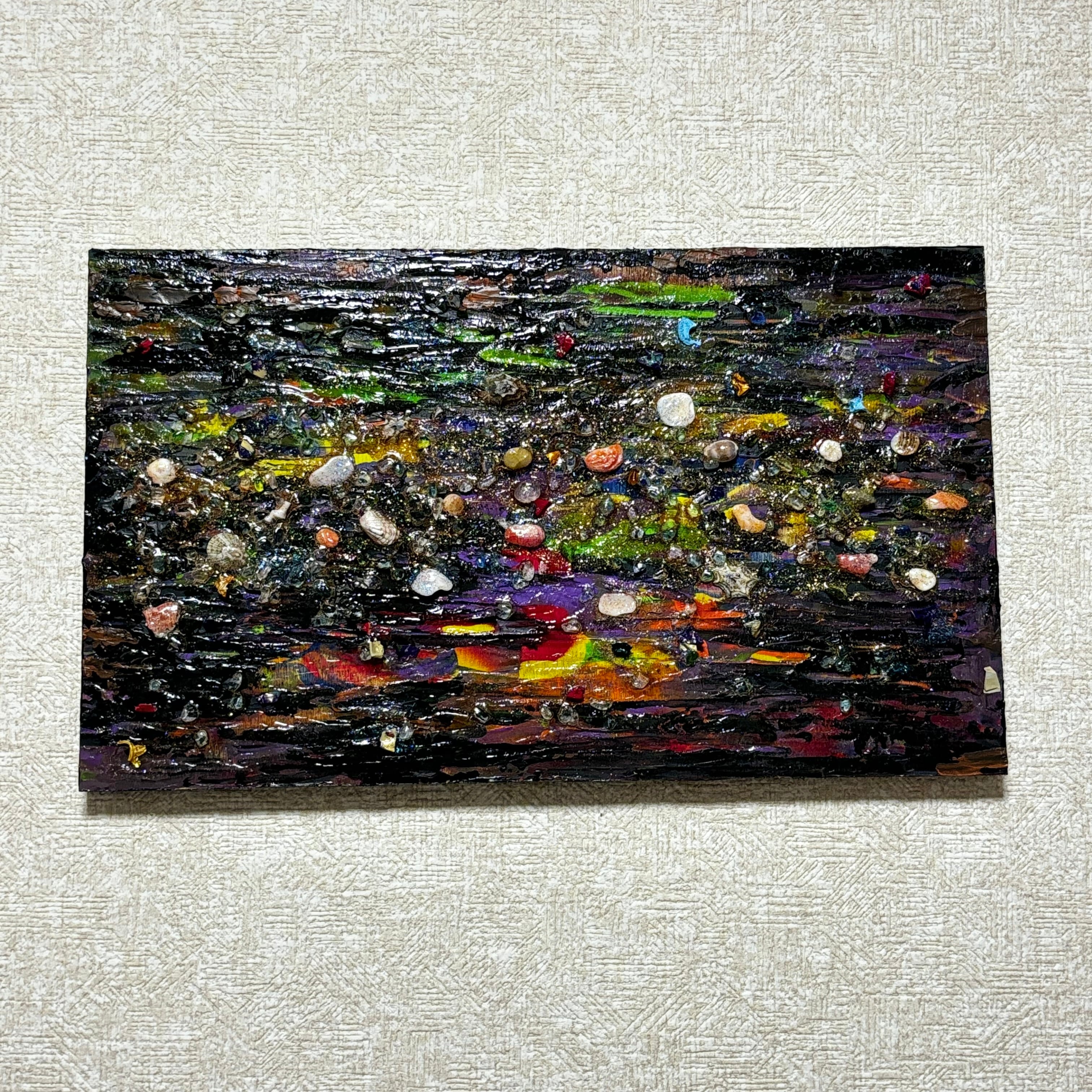 Milkeyway 】テクスチャーアート モダン 現代アート 絵画 抽象画