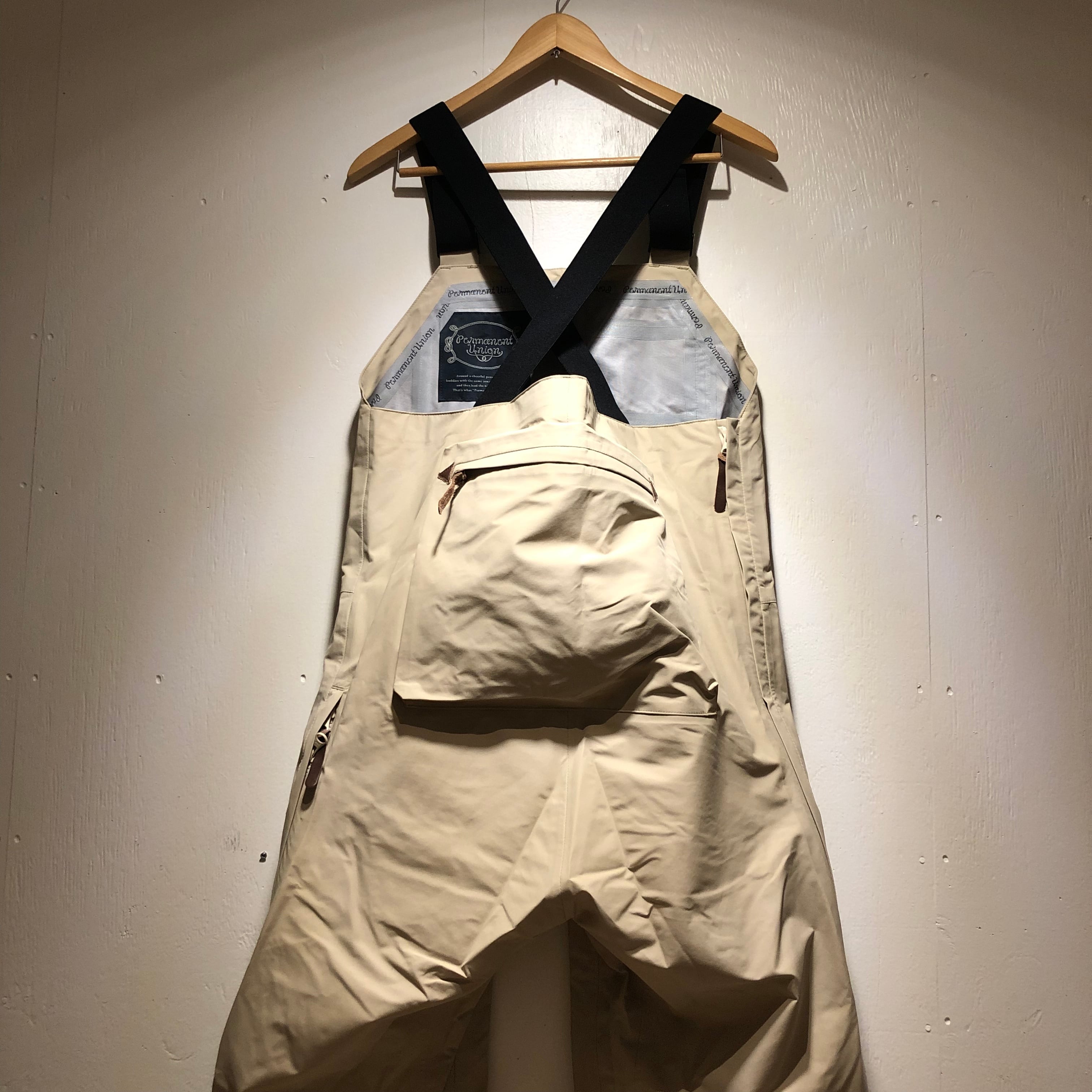 PERMANENT UNION KOVAL BIB PANTS SAND (パーマネントユニオンコー