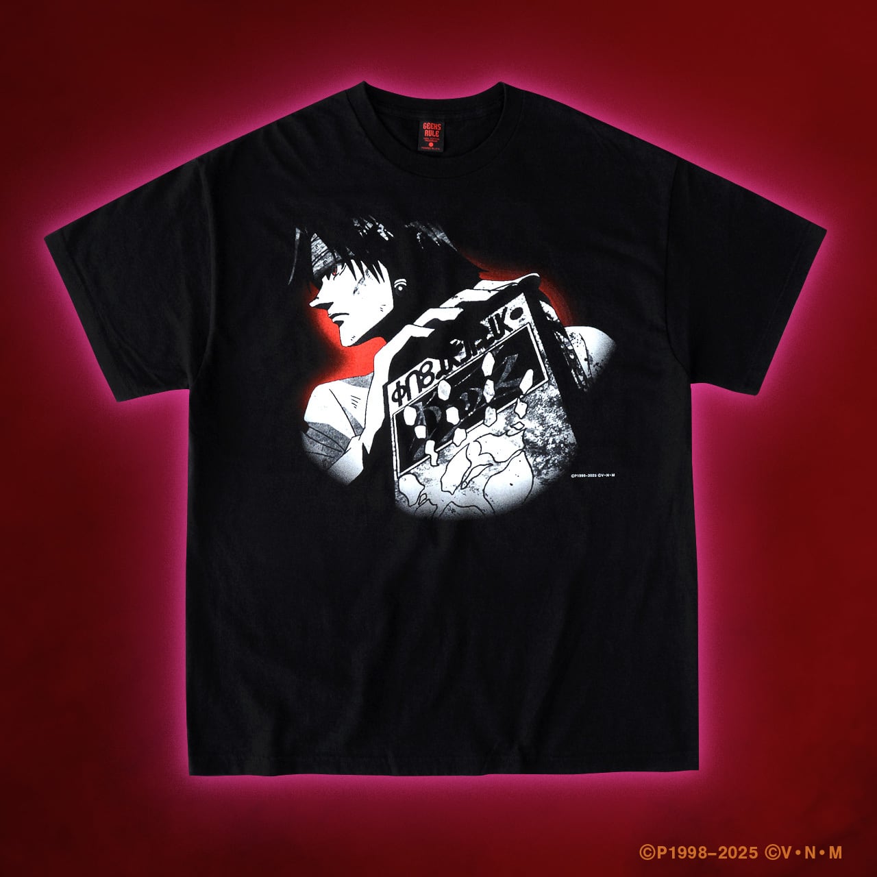 HUNTER×HUNTER × GEEKS RULE SILKSCREEN PRINTING T SHIRT “クロロ