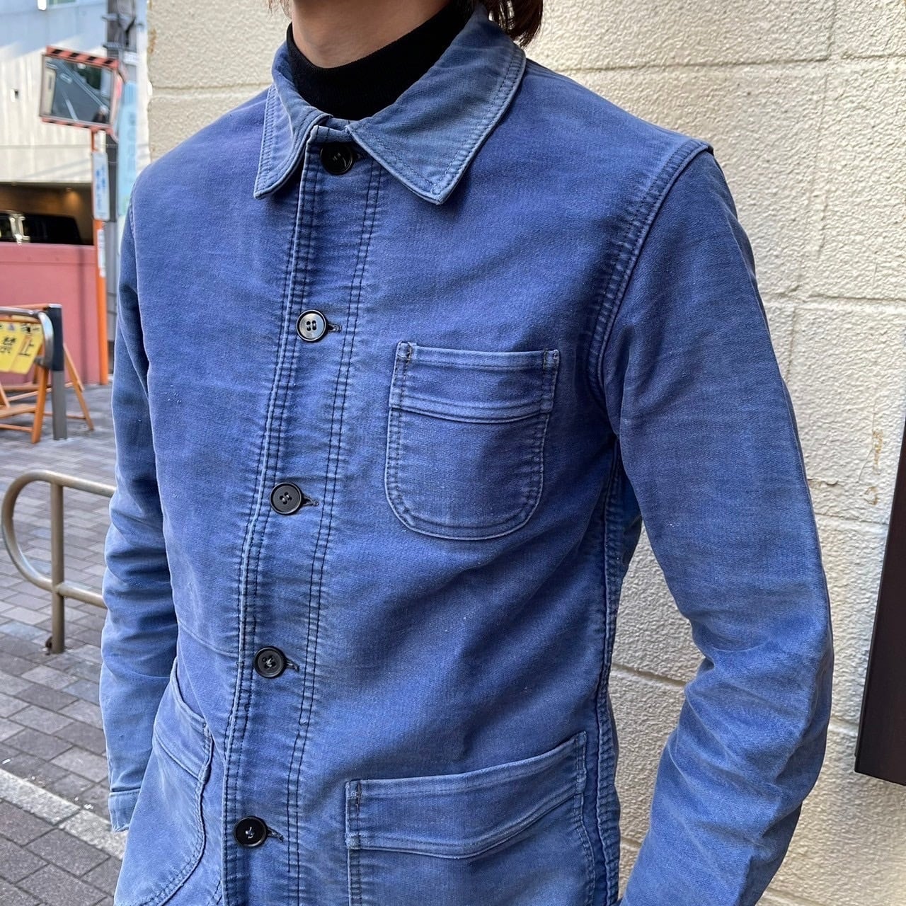 40〜50's Le Mont St Michel Moleskin Jacket モンサンミッシェル