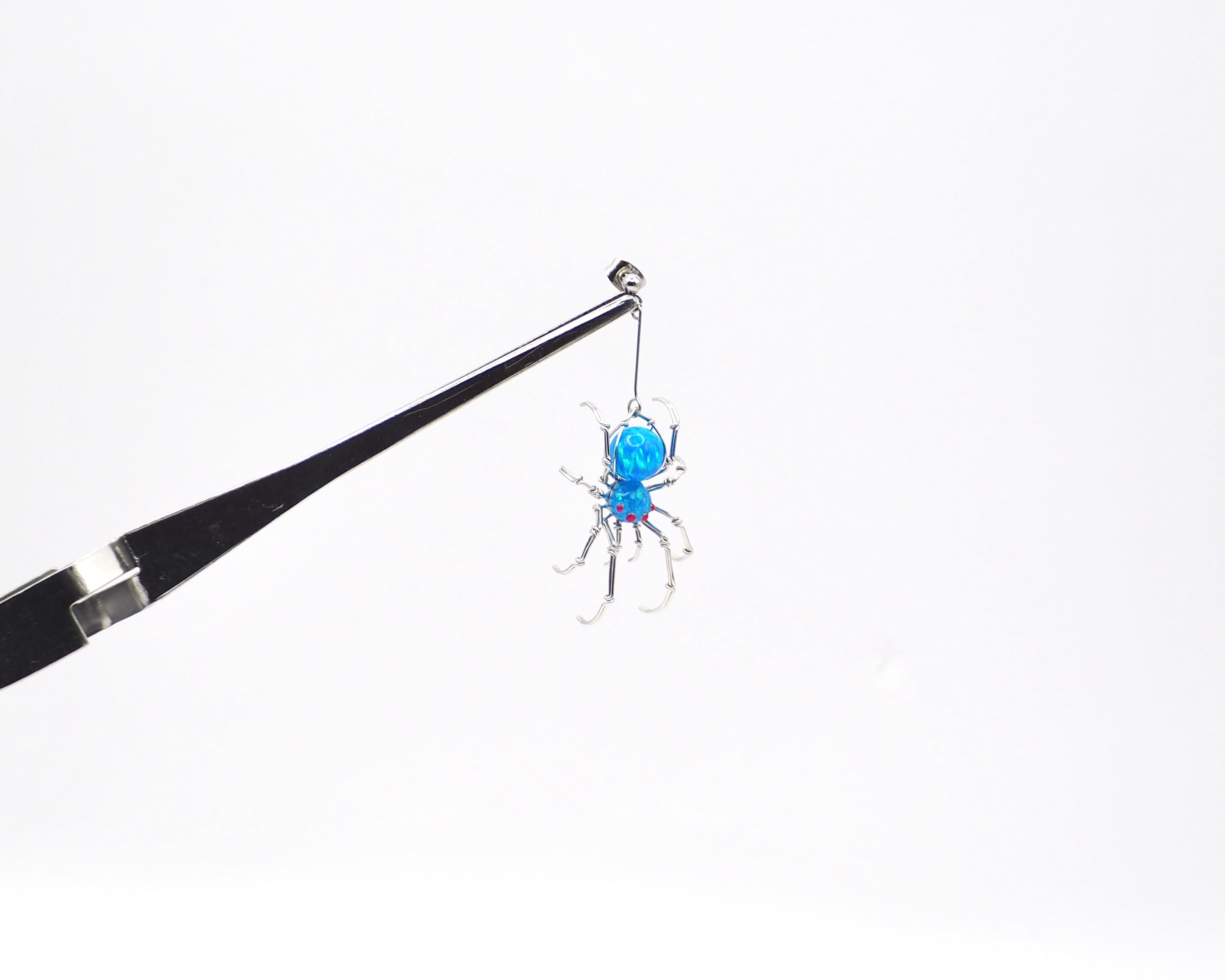 勇*木様 【レア】蟲彩 蜘蛛針金細工ピアス 片耳用 勇*木様 【レア】蟲