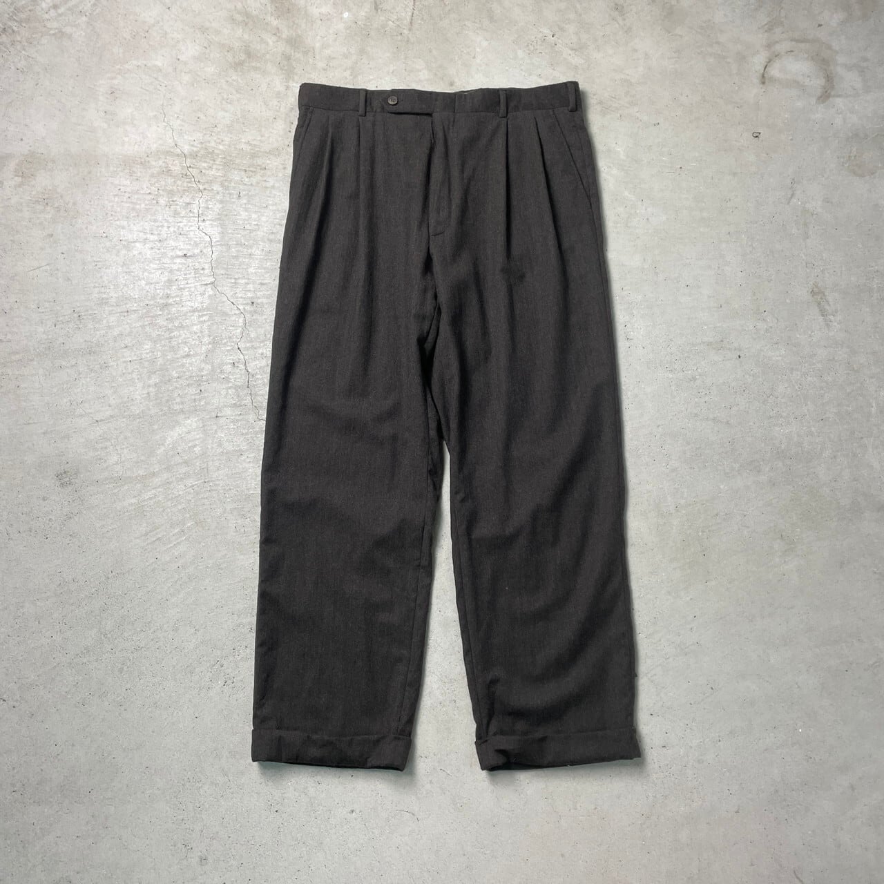 90年代 USA製 BROOKS BROTHERS ブルックスブラザーズ ウールスラックス