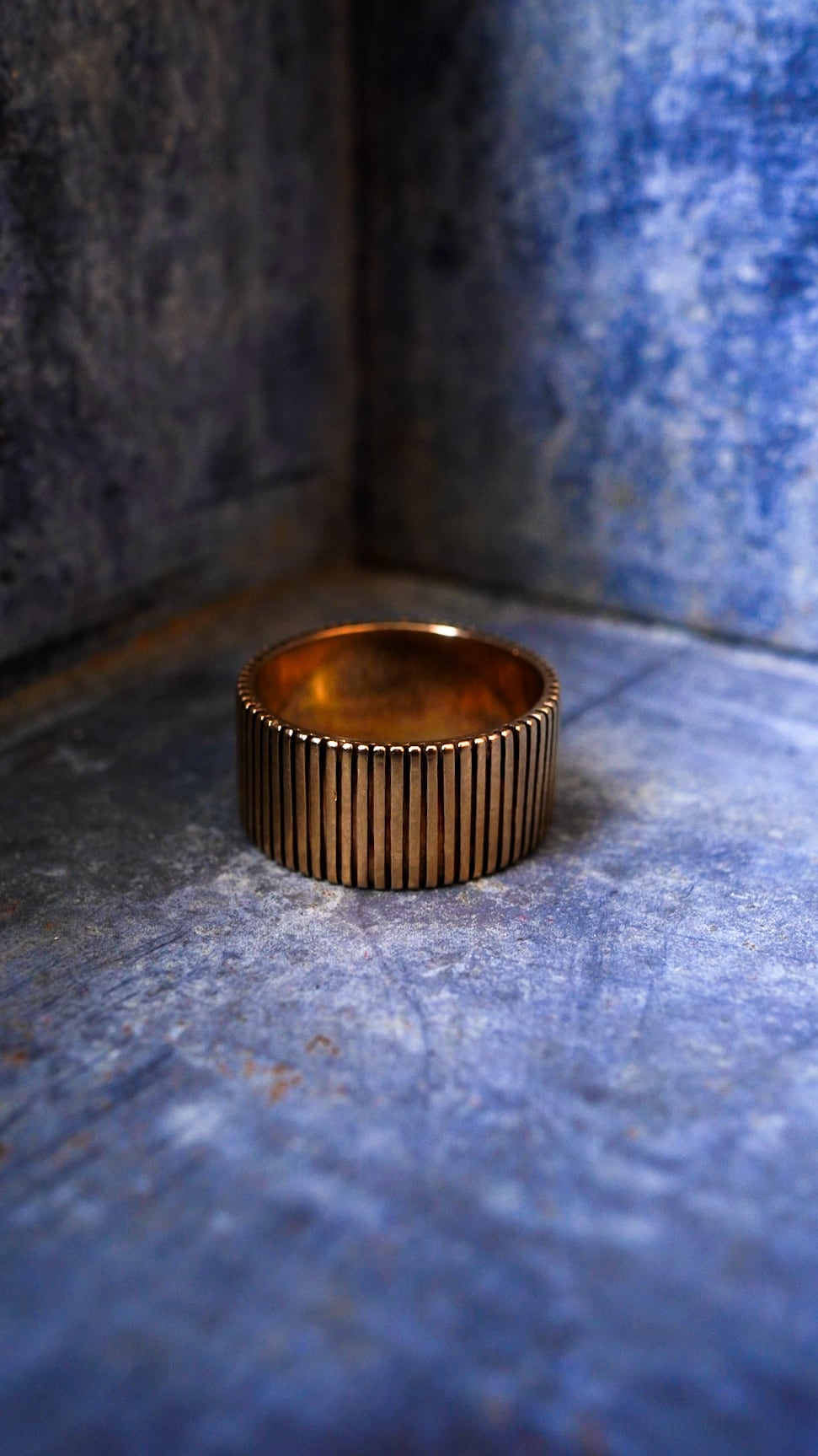 1960s】TIFFANY&Co. ティファニー コインエッジ ワイドバンド リング