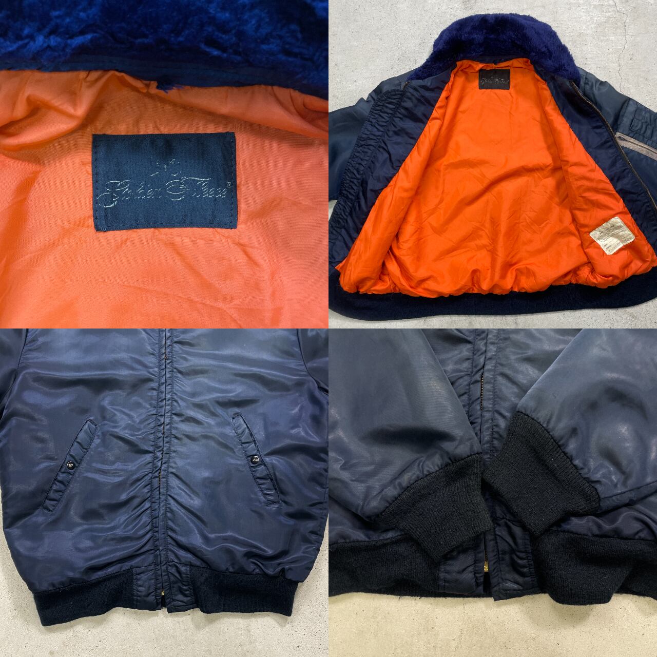 80年代 GOLDEN FLEECE SPIEWAK B-15タイプ ミリタリー フライト