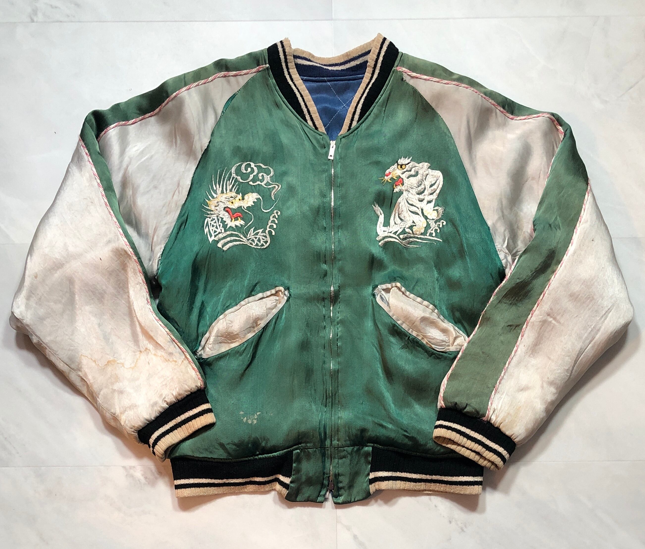 50s vintage Japan Souvenir Jacket スカジャン ベトジャン
