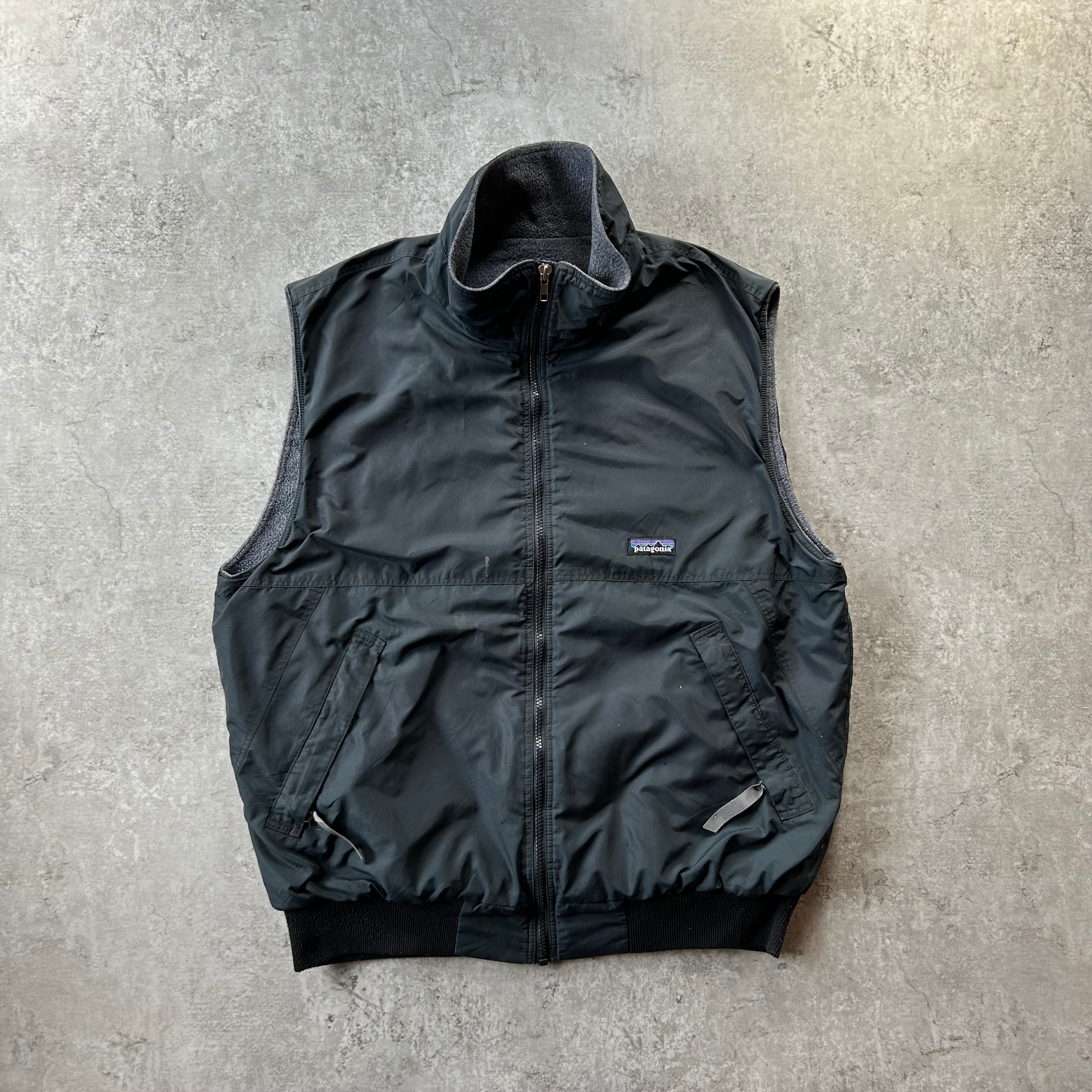 90s- パタゴニア シェルドシンチラベスト ブラック XL相当 | 東京準備室