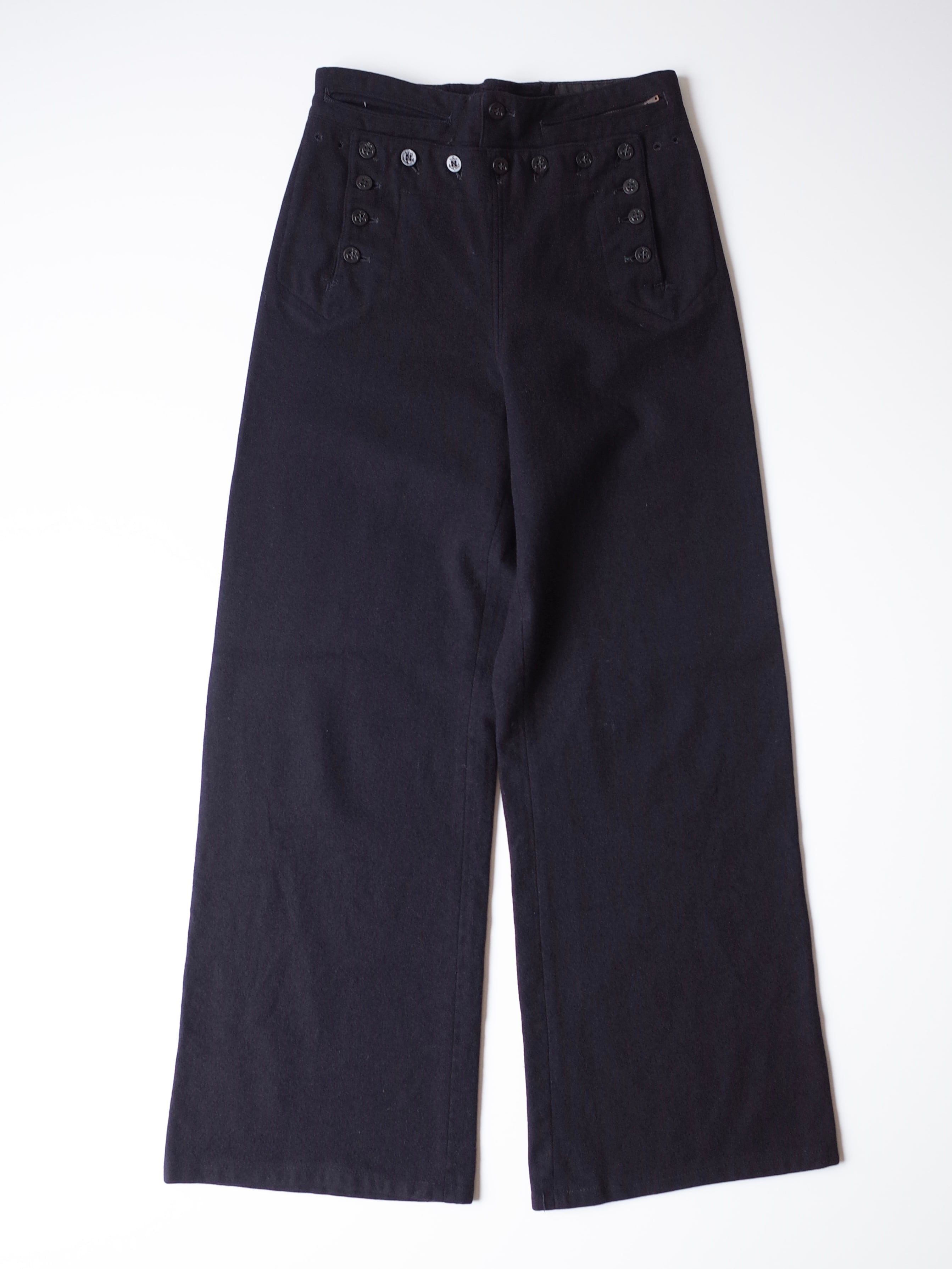 40s U.S.NAVY wool sailor pants | port.
